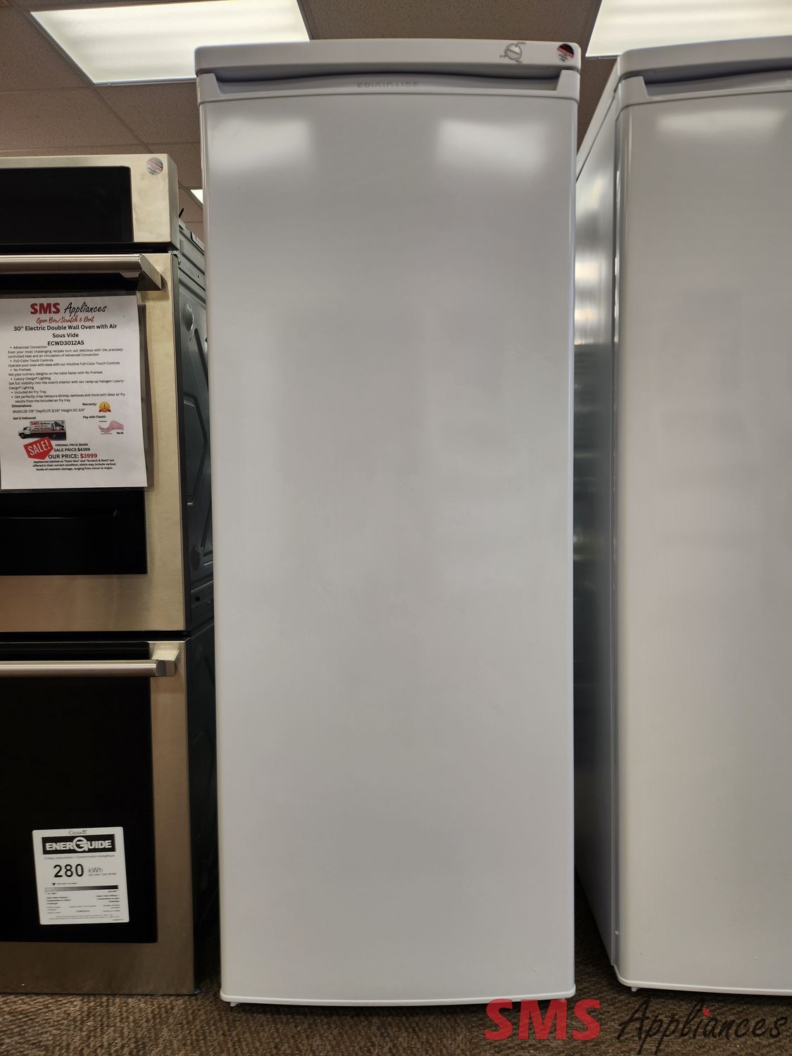 Open Box - Scratch & Dent  Frigidaire Upright Freezer 5.8 cu.ft FFUM0623AW