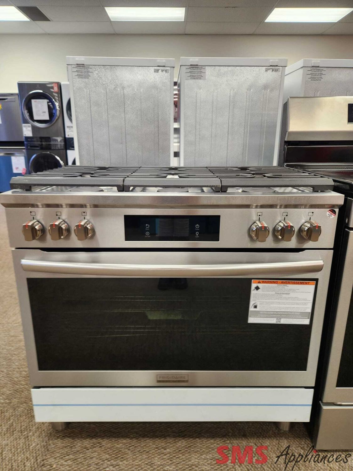 Open Box - Scratch & Dent Frigidaire Professional 36" Gas Top Stove GCFG3661AF