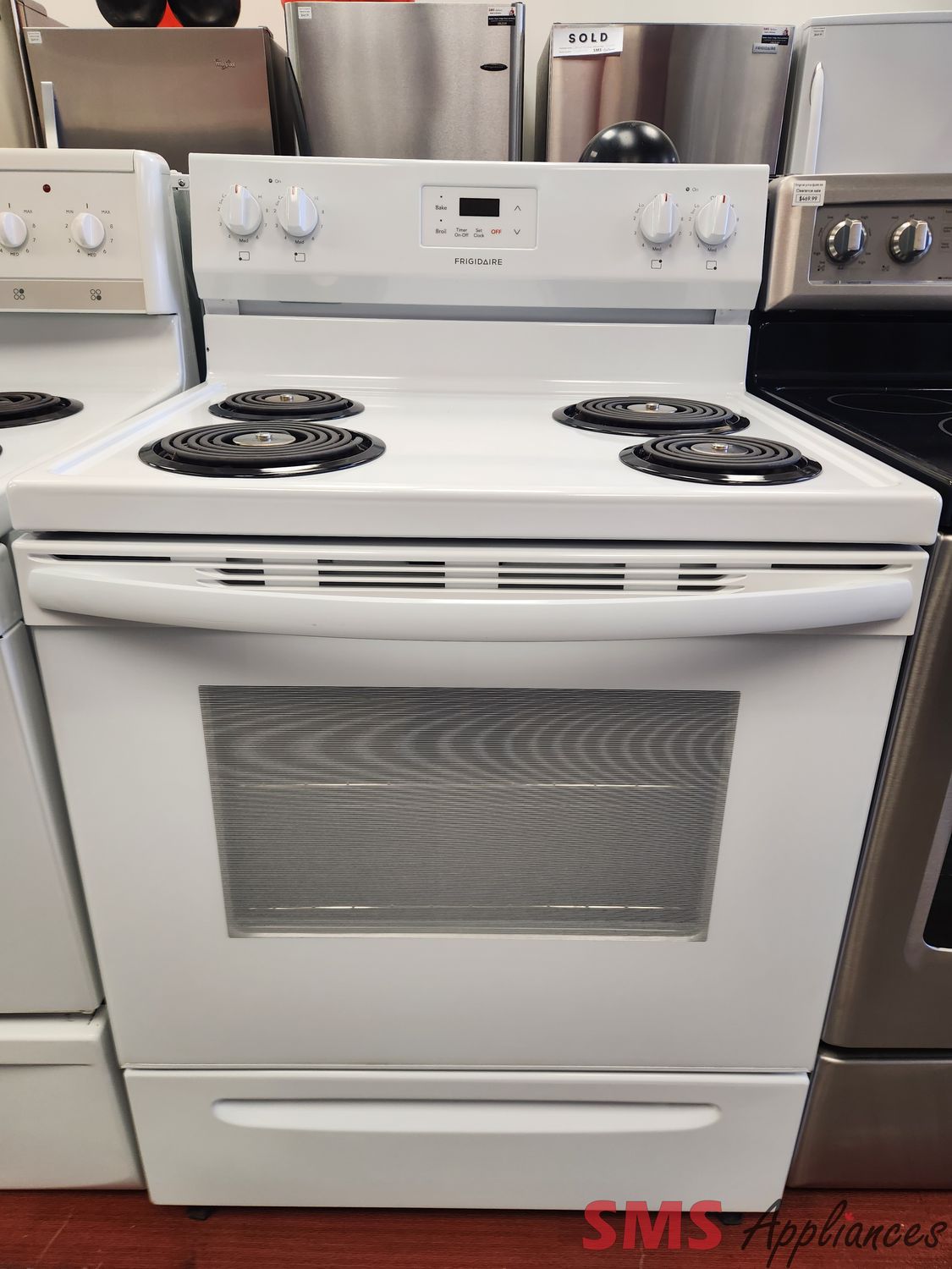 Frigidaire Coil Top Stove FCRC301CAWC