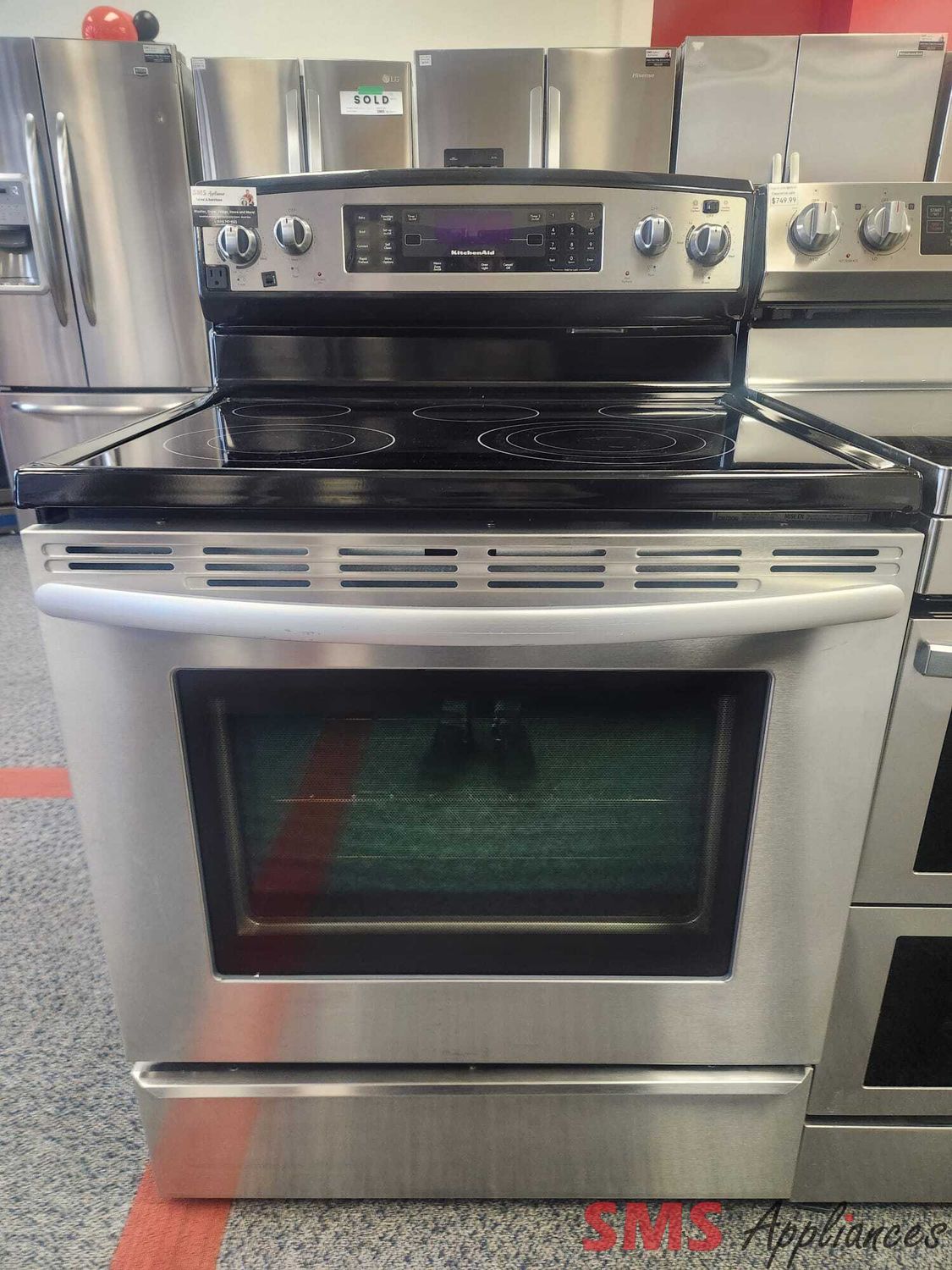 KitchenAid Glass Top Stove YKERS205TS