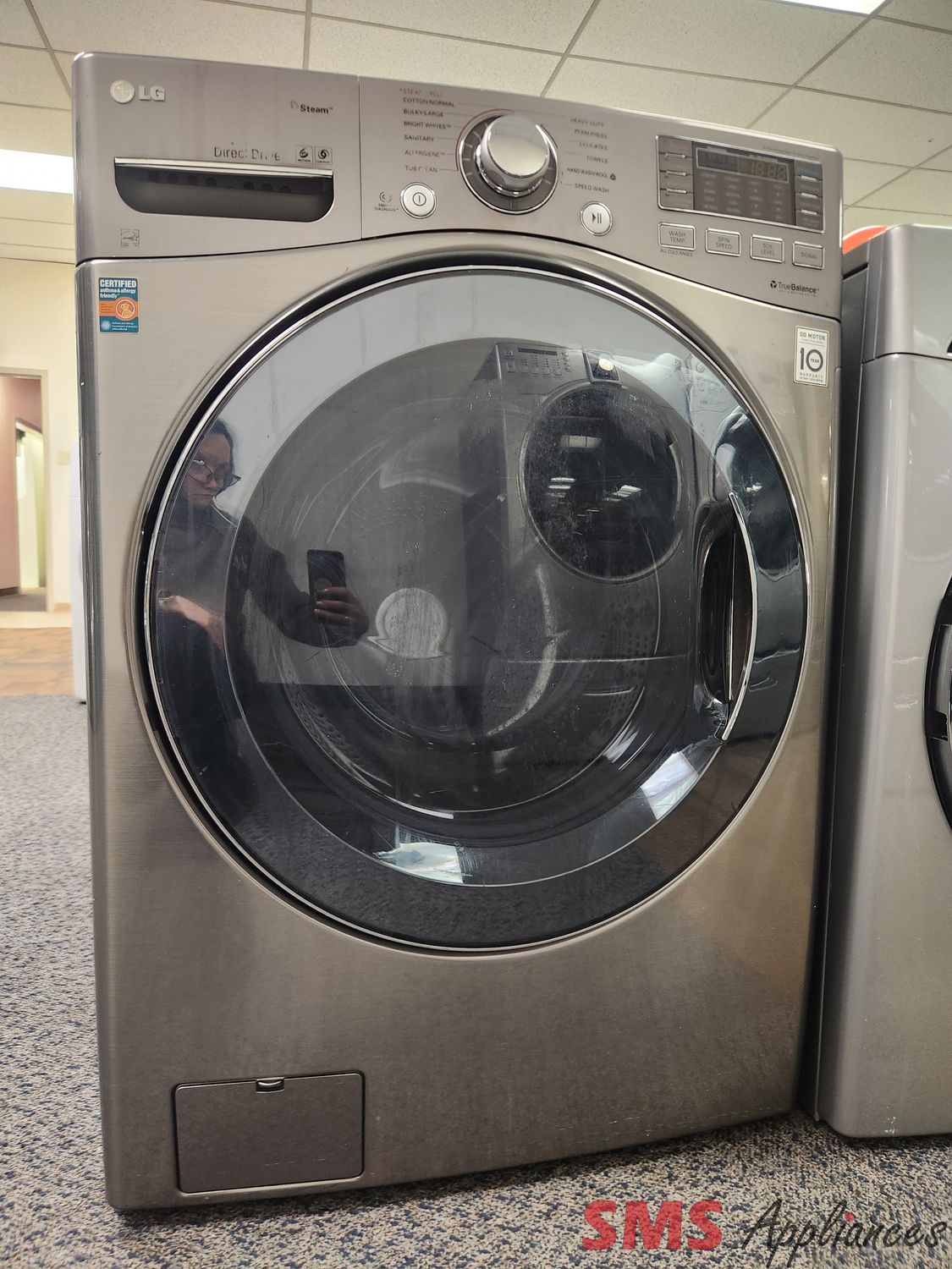 LG Font Load Washer WM3470HVA