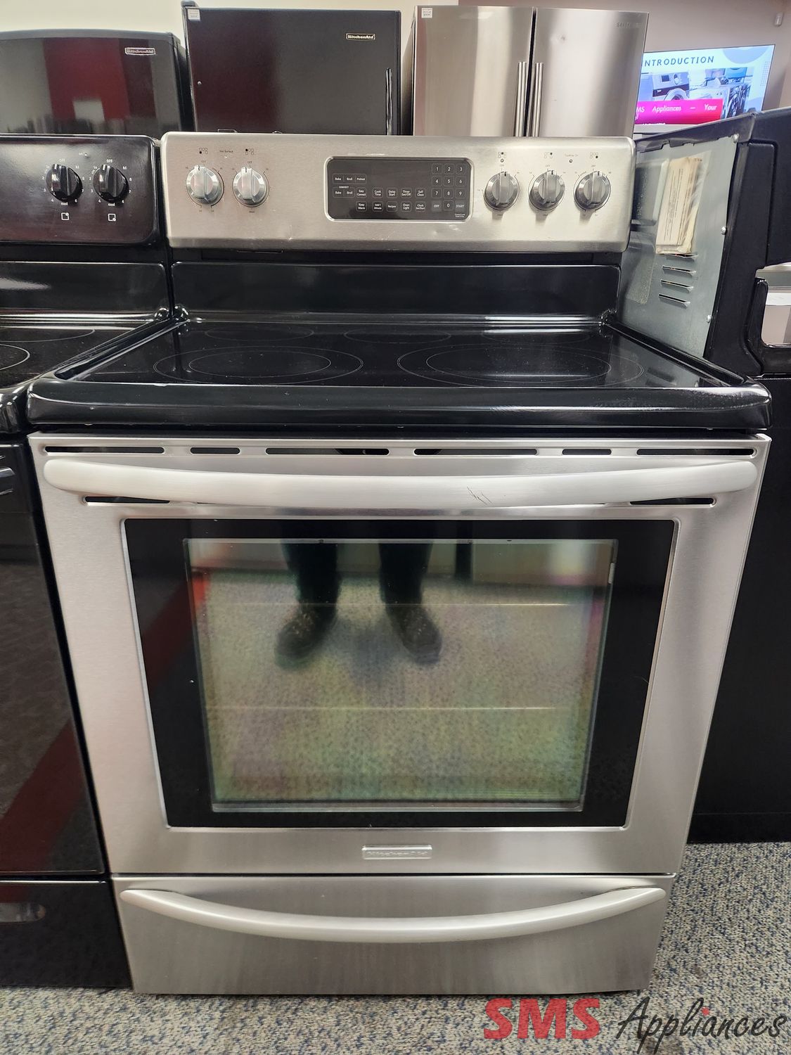 KitchenAid Glass Top Stove YKERS206XS0