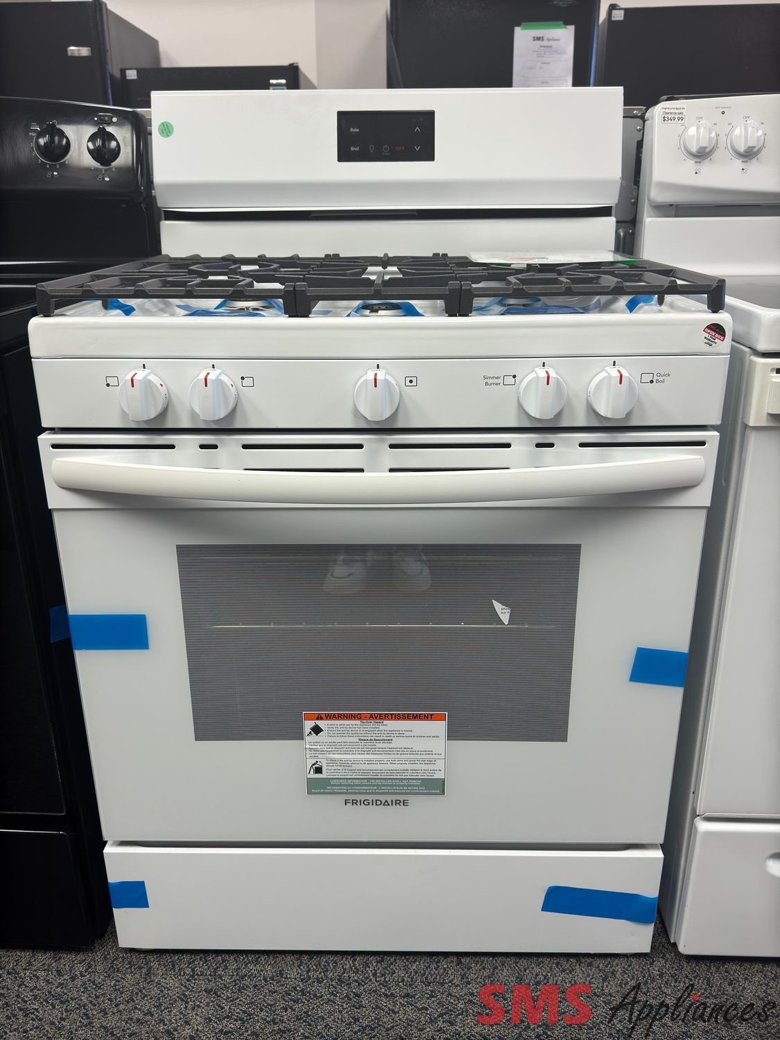 Open Box - Scratch & Dent Frigidaire Gas Top Stove FCRG3052BW