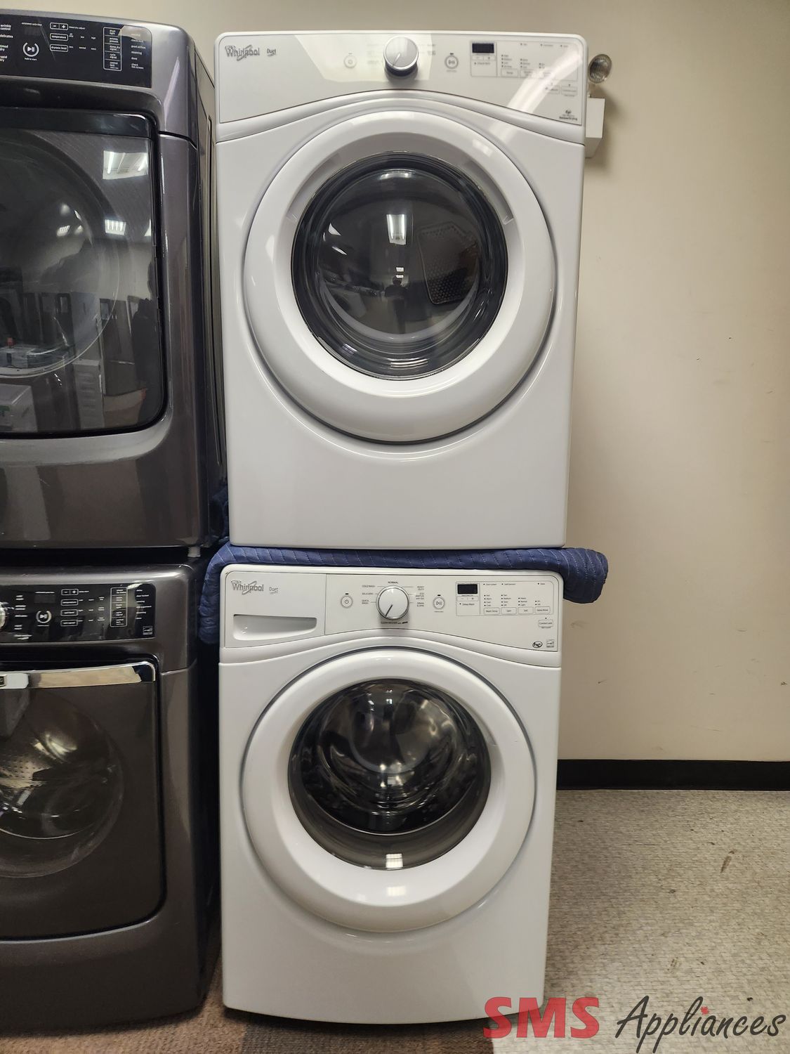 Whirlpool Washer & Dryer Set WFW72HEDW0/YWED72HEDW0