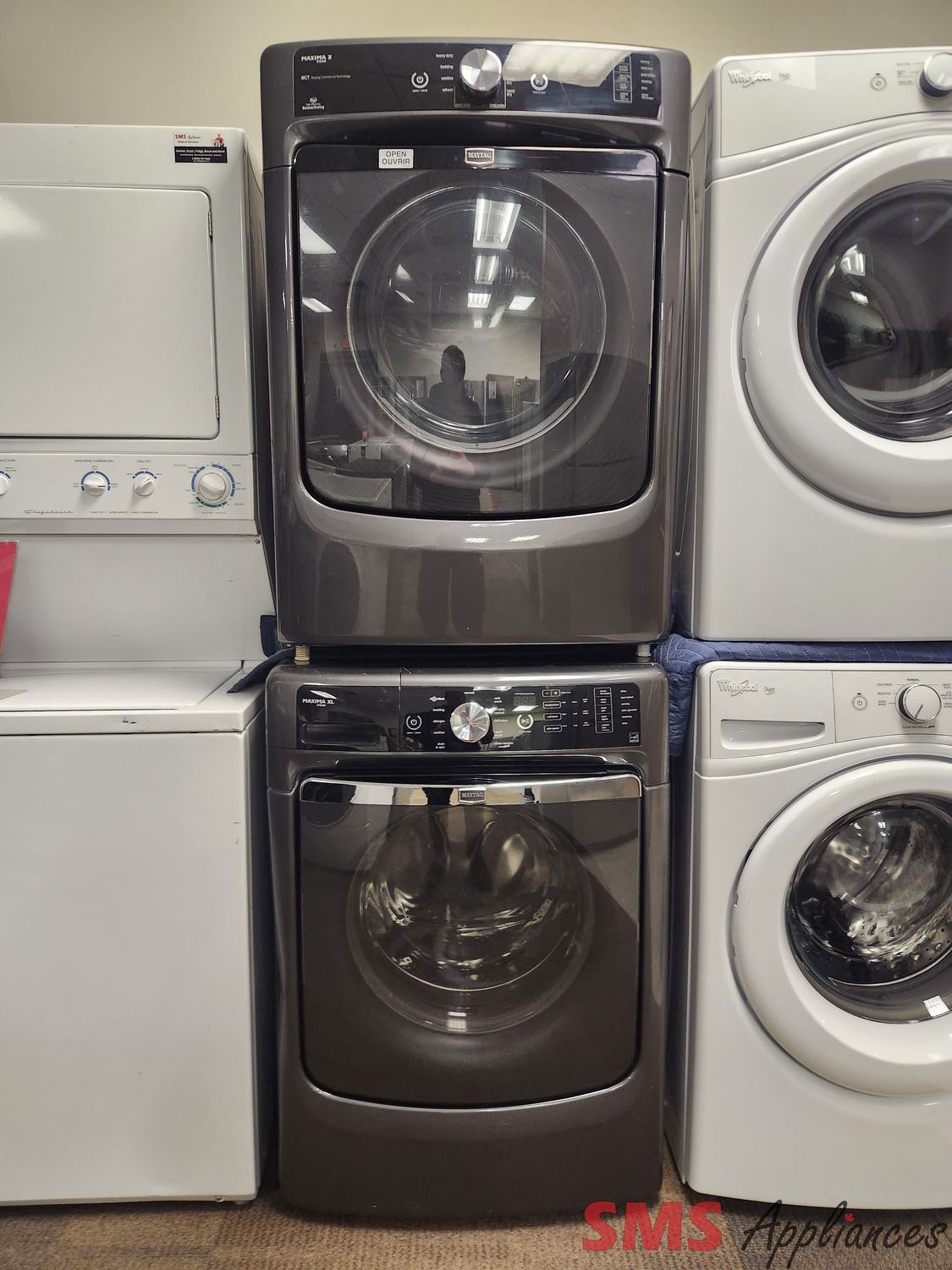 Maytag Washer & Dryer Set YMED4200BG/MHW6000AG