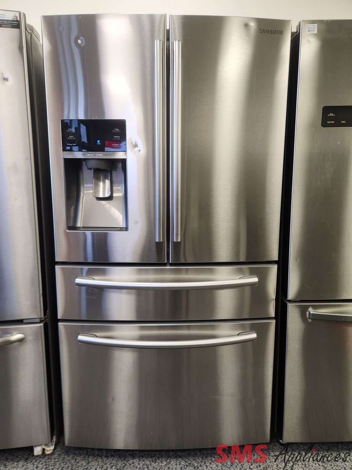 Samsung 36" 4-Door Fridge RF28HMEDBSR