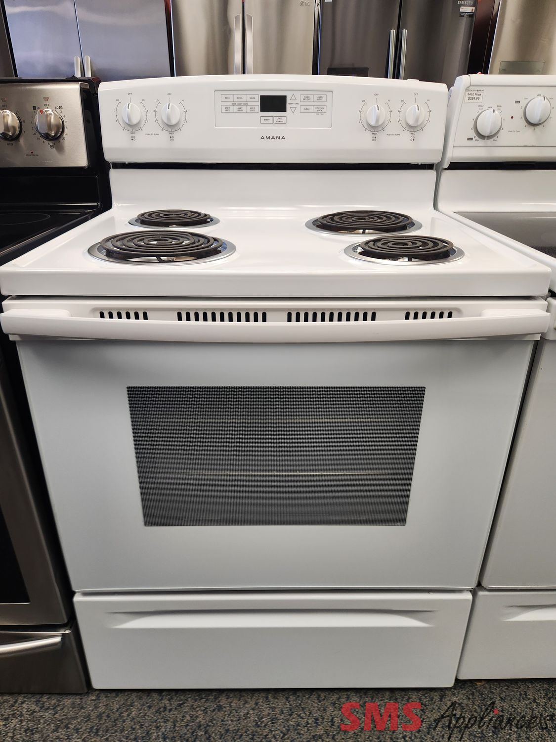 Amana Coil Top Stove YACR4303MFW2