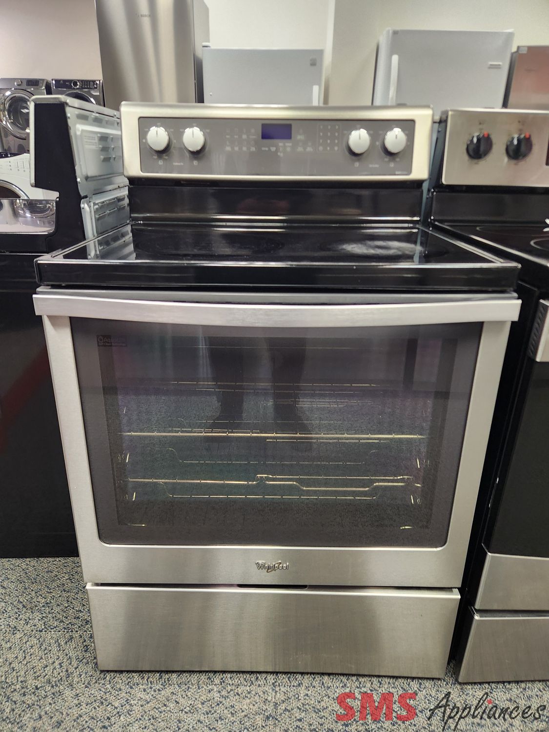 Whirlpool Glass Top Stove YWFE710H0BS