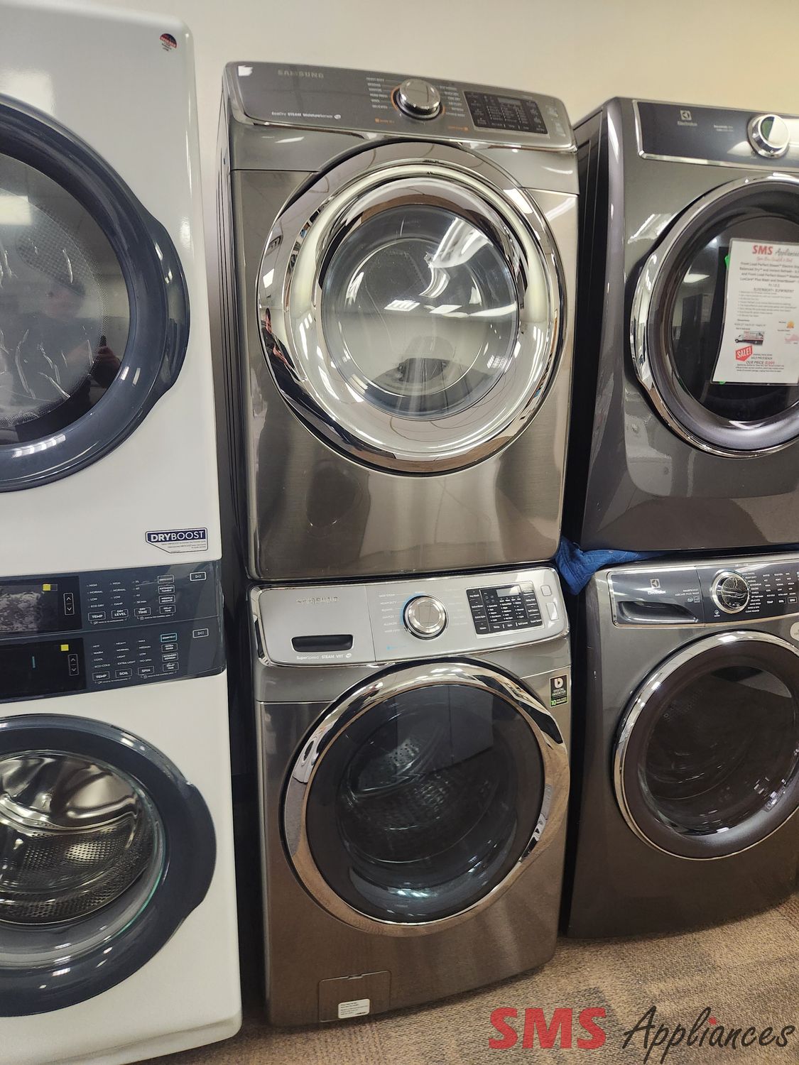 Samsung Washer & Dryer Set WF42H5600AP/DV42H5600EP
