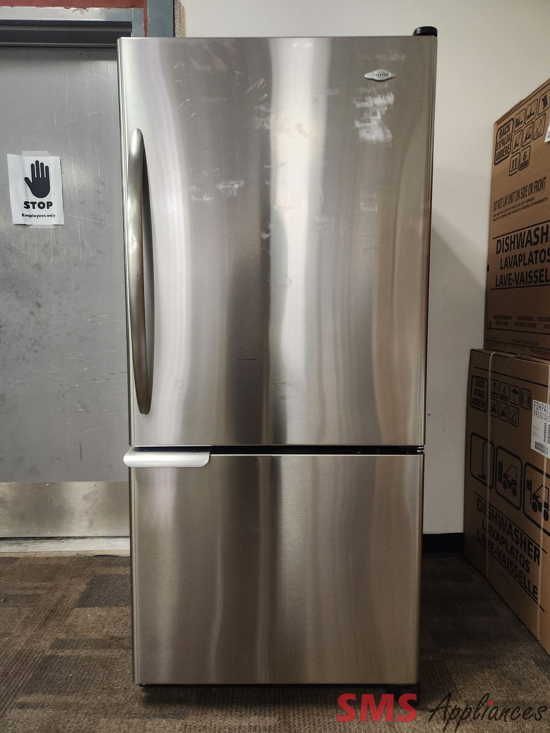 Whirlpool 30" Bottom Mount Fridge MBR1952KES