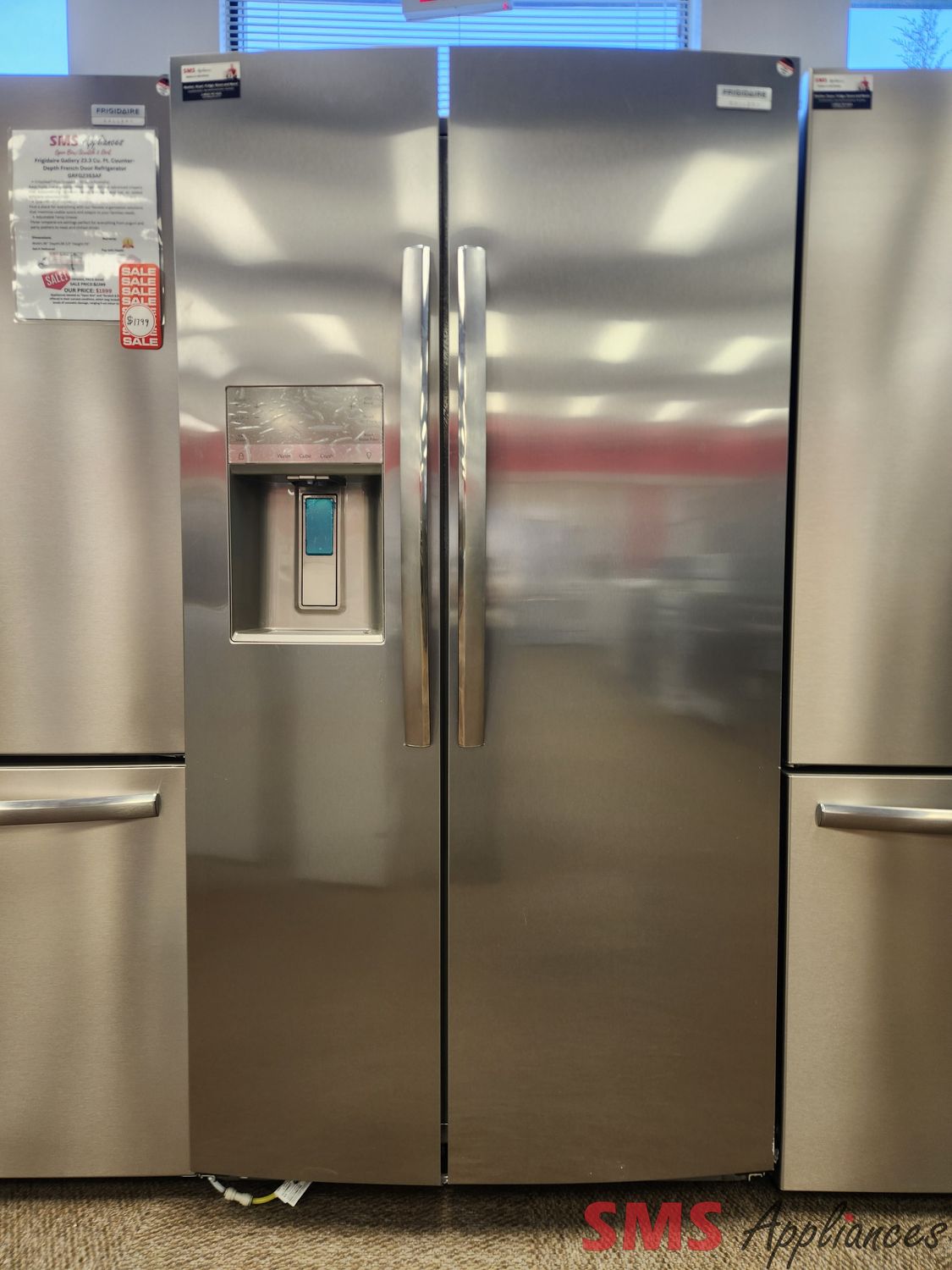 Open Box - Scratch & Dent Frigidaire Gallery 36" Side-by-Side Fridge GRSC2352AF