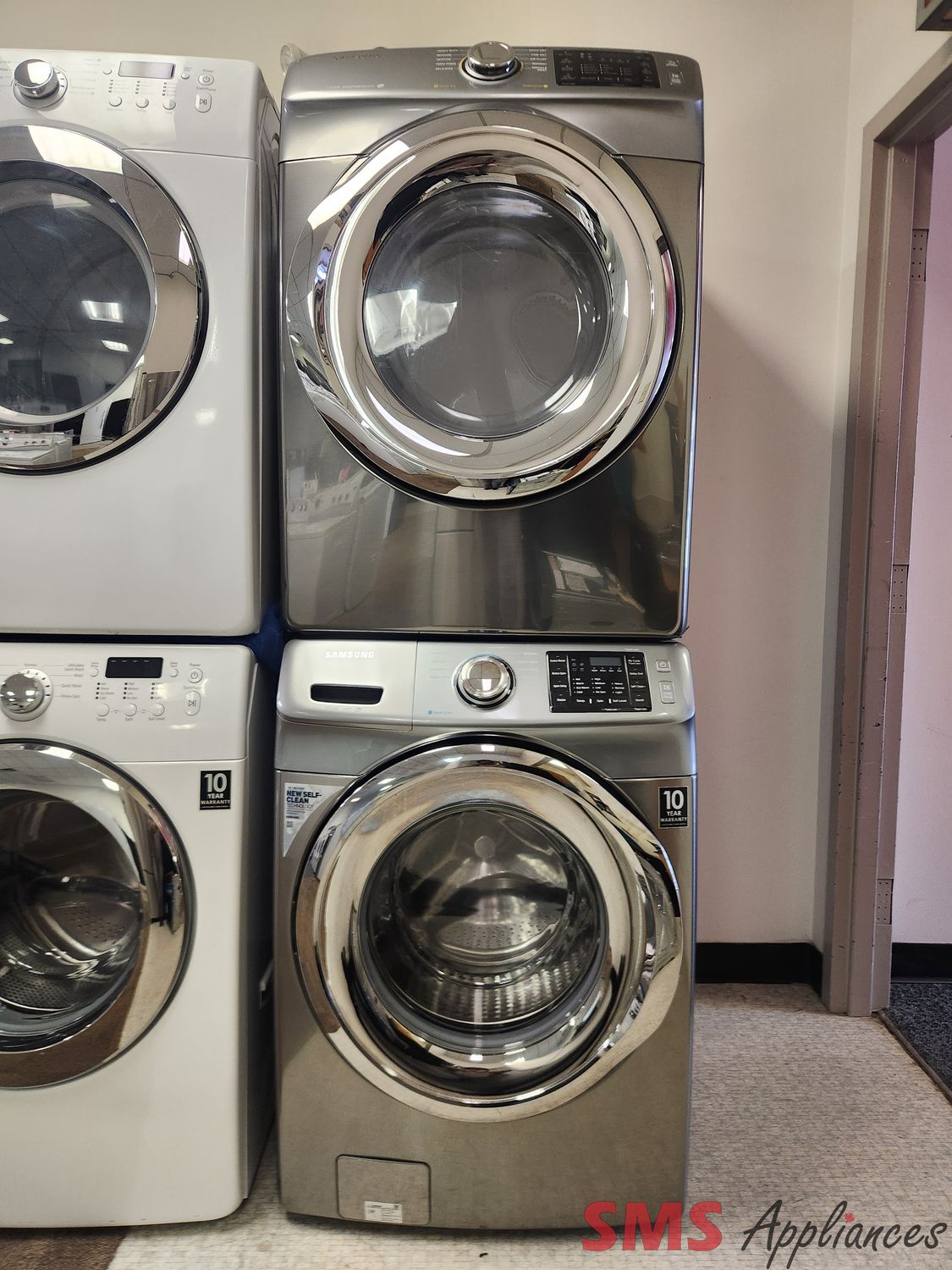 Samsung Washer & Dryer Set DV42H5200EP/AC/WF42H5200AP