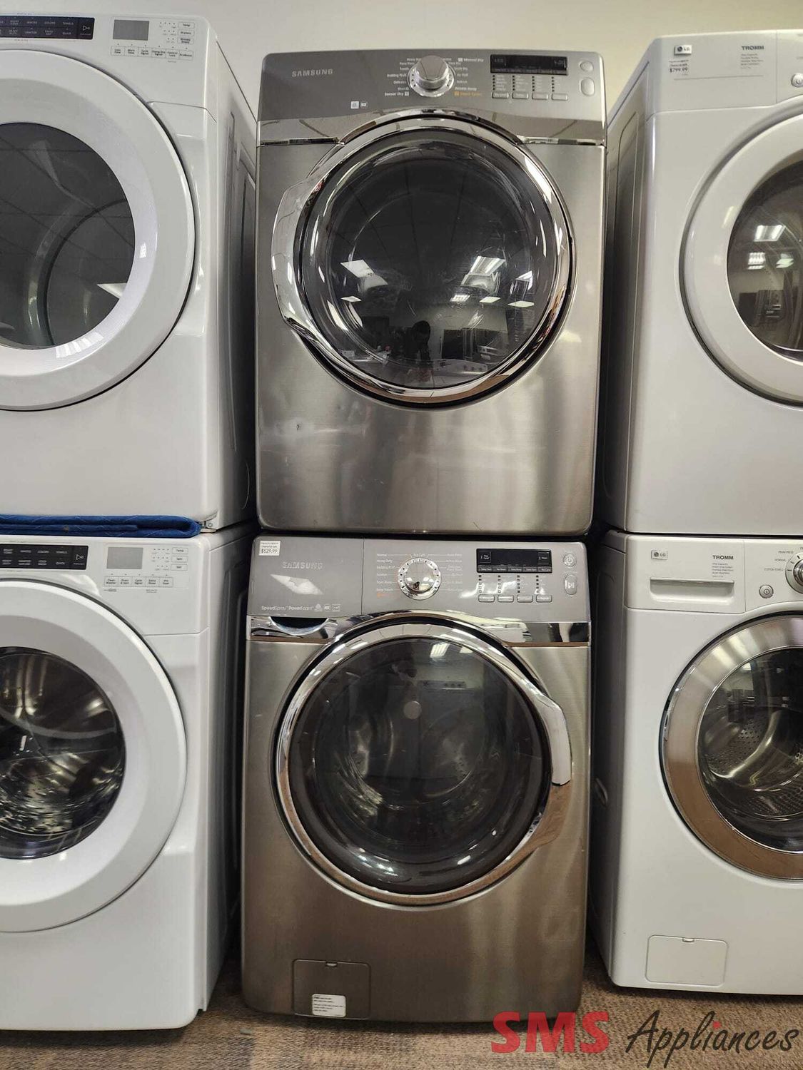 Samsung Washer and Dryer Set WF405ATPASU/AA/DV431AEP