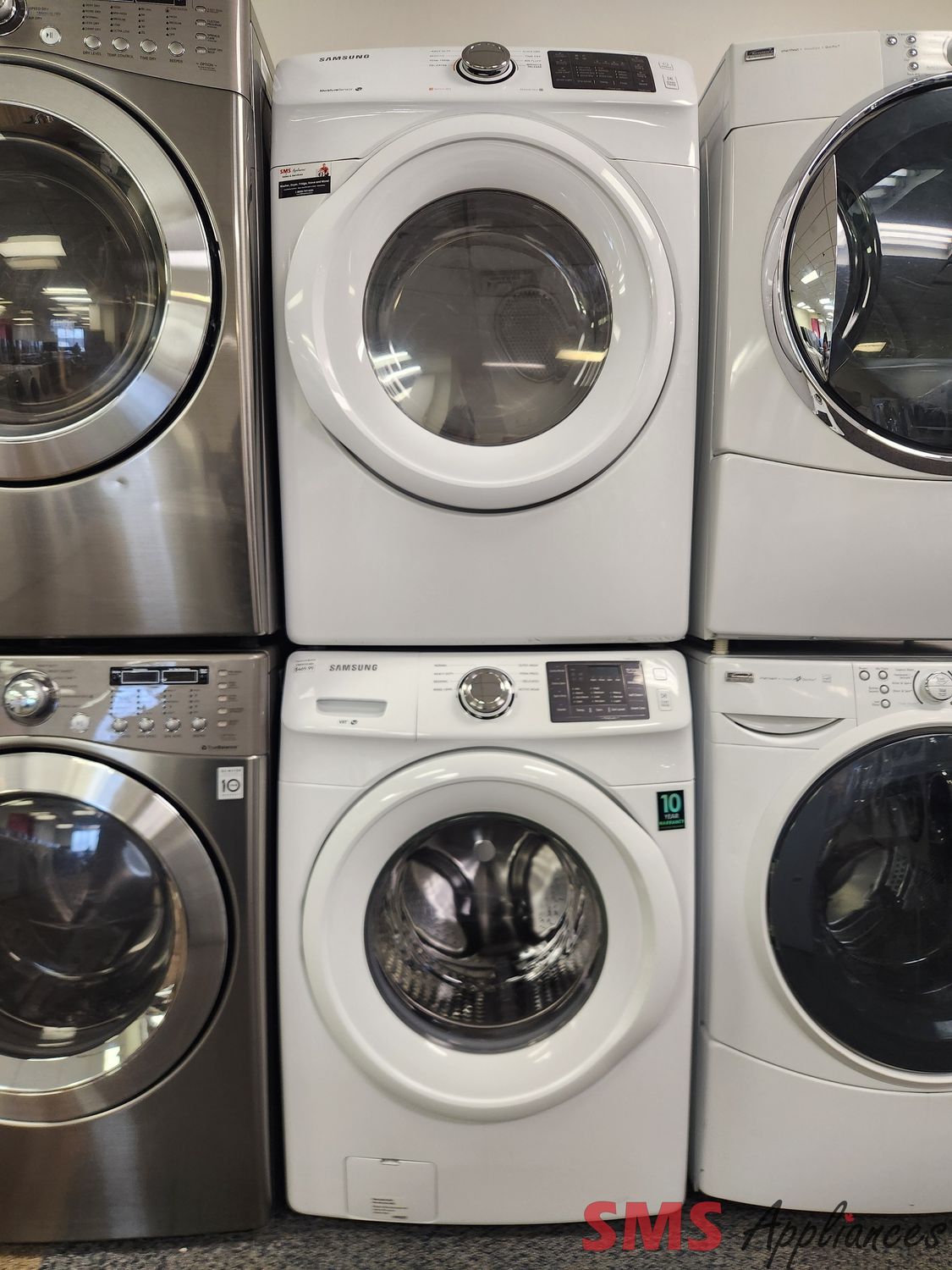 Samsung Washer and Dryer Set WF42H5000AW/DV42H5000