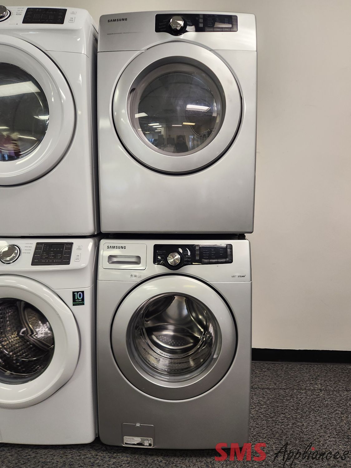Samsung Washer & Dryer Set WF221ANS/DV221AES