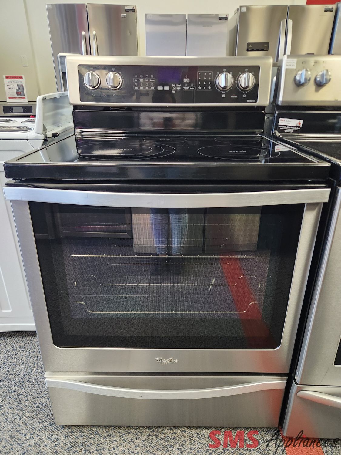 Whirlpool Glass Top Stove YWFE745H0FS5