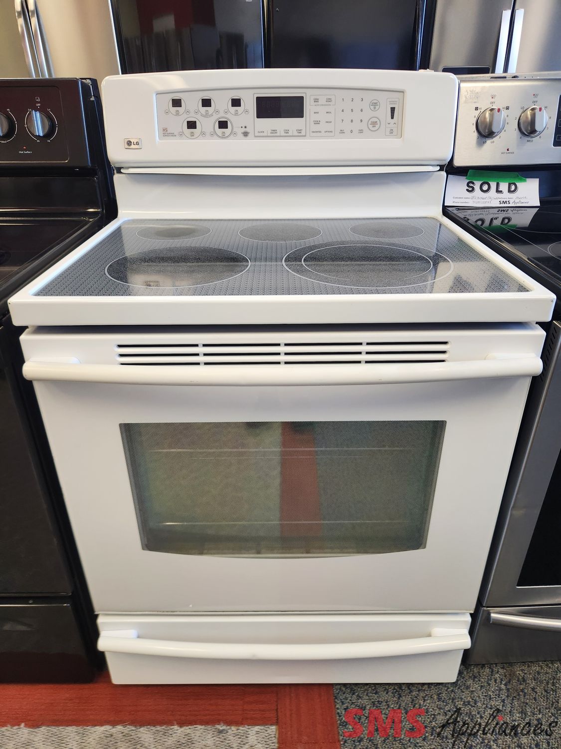 LG Glass Top Stove LSC5622WW