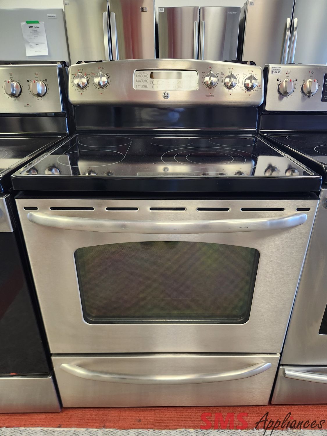 GE Glass Top Stove JCBP84SP2SS