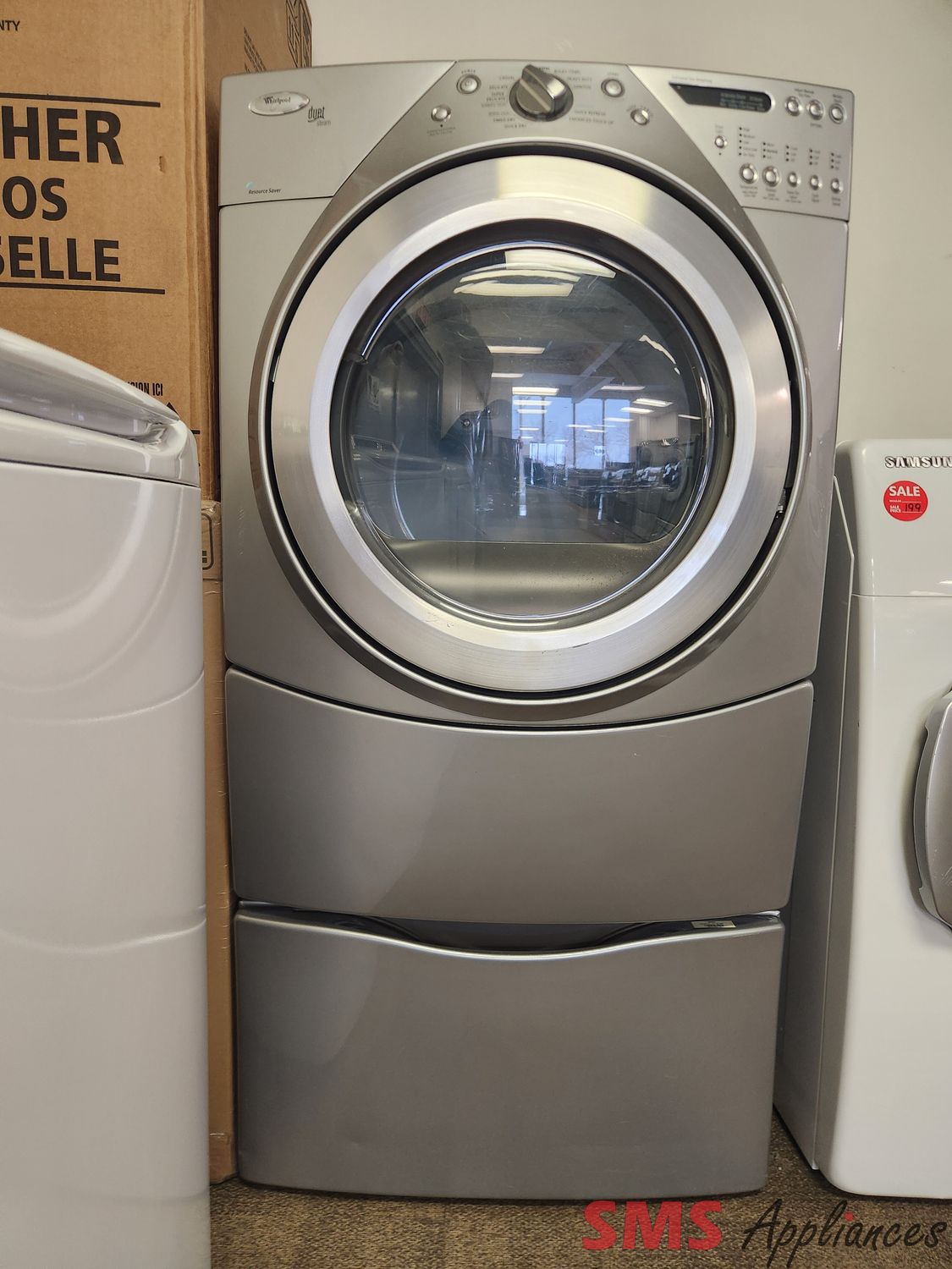 Whirlpool Dryer With Pedestal YWED9550WL