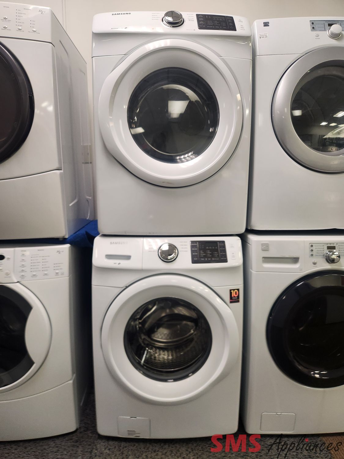Samsung Washer & Dryer Set DV42H5000EW/WF42H5000AW