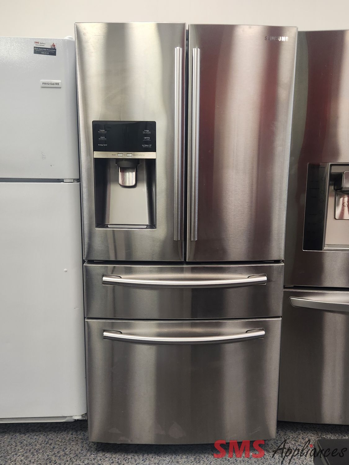 Samsung 33" 4 Door Fridge RF25HMEDBSR