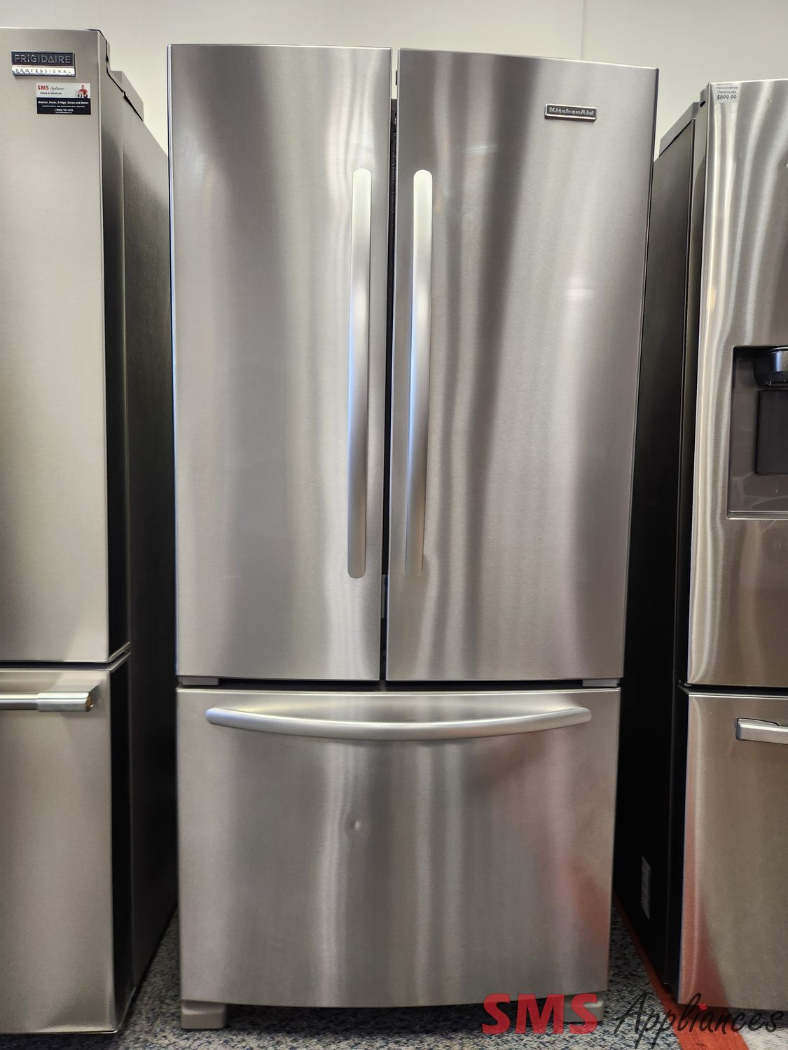 KitchenAid 33" French Door Fridge KBFS22EWMS