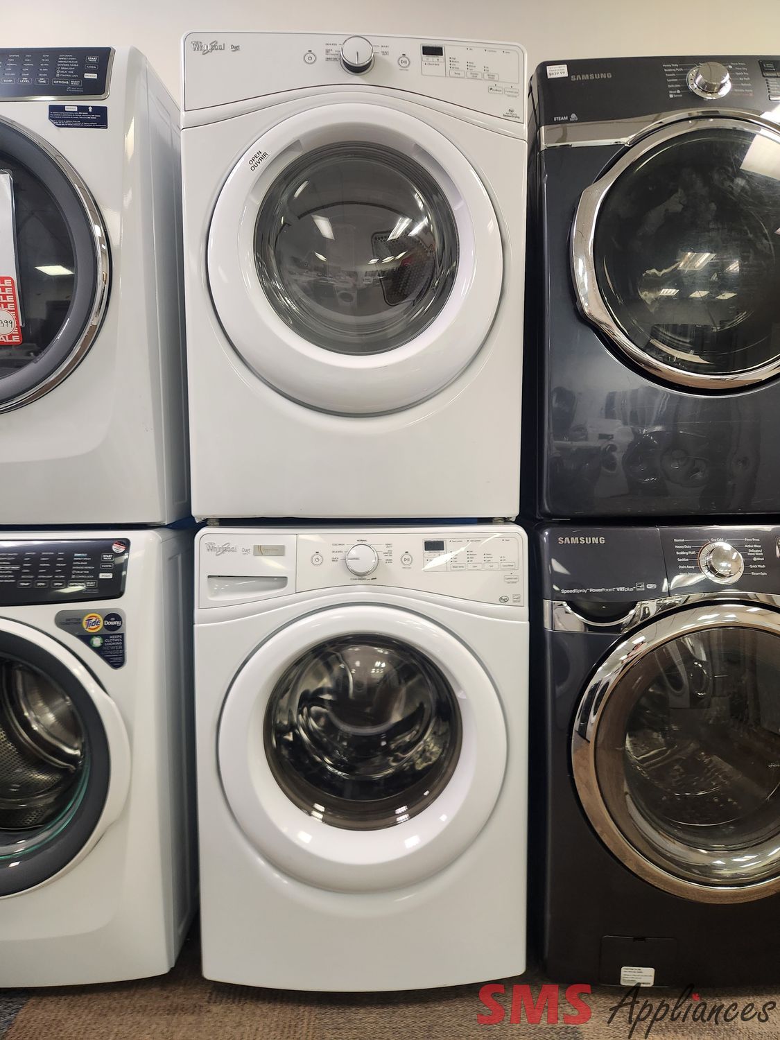 Whirlpool Washer & Dryer Set WFW72HEDW/YWED72HEDW