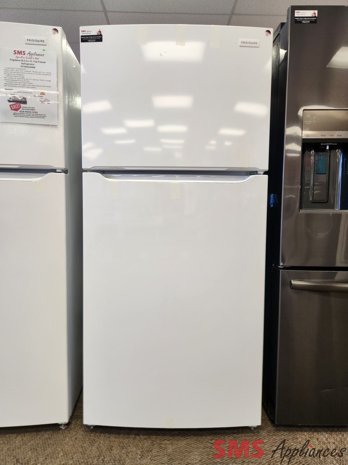 Open Box - Scratch & Dent Frigidaire 30" Top Mount Fridge FFTR1835VW