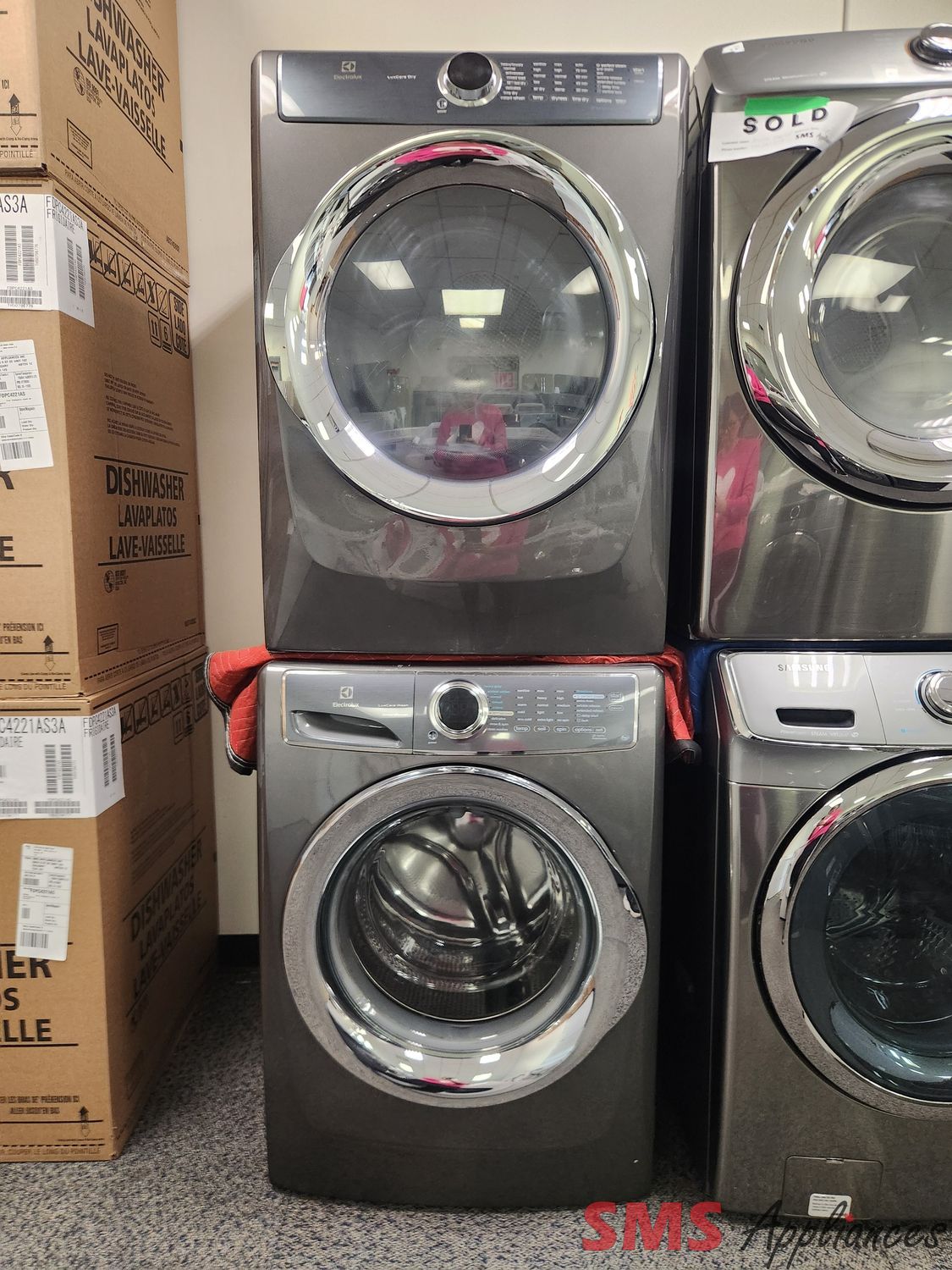 Electrolux Washer and Dryer Set EFMC527UTT/EFLS617STT