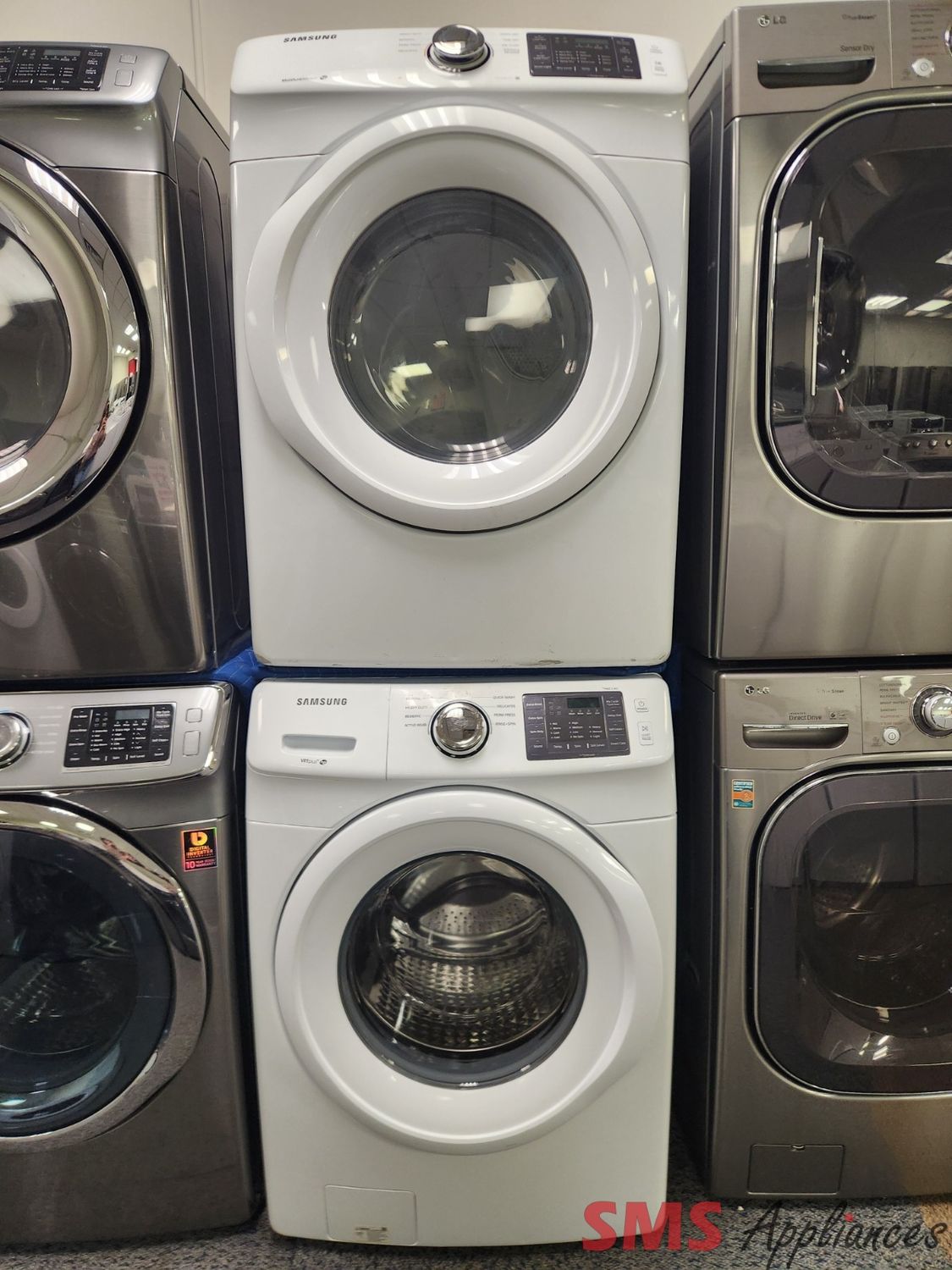 Samsung Washer & Dryer Set WF45M5100AW/DV42H5000EW