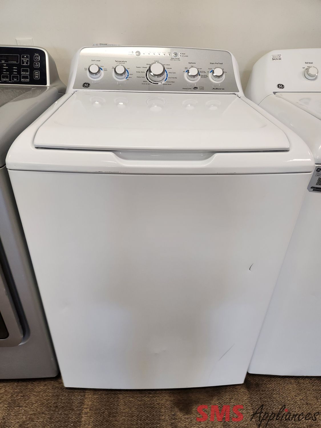 GE Top Load Washer GTW495DMN1WS