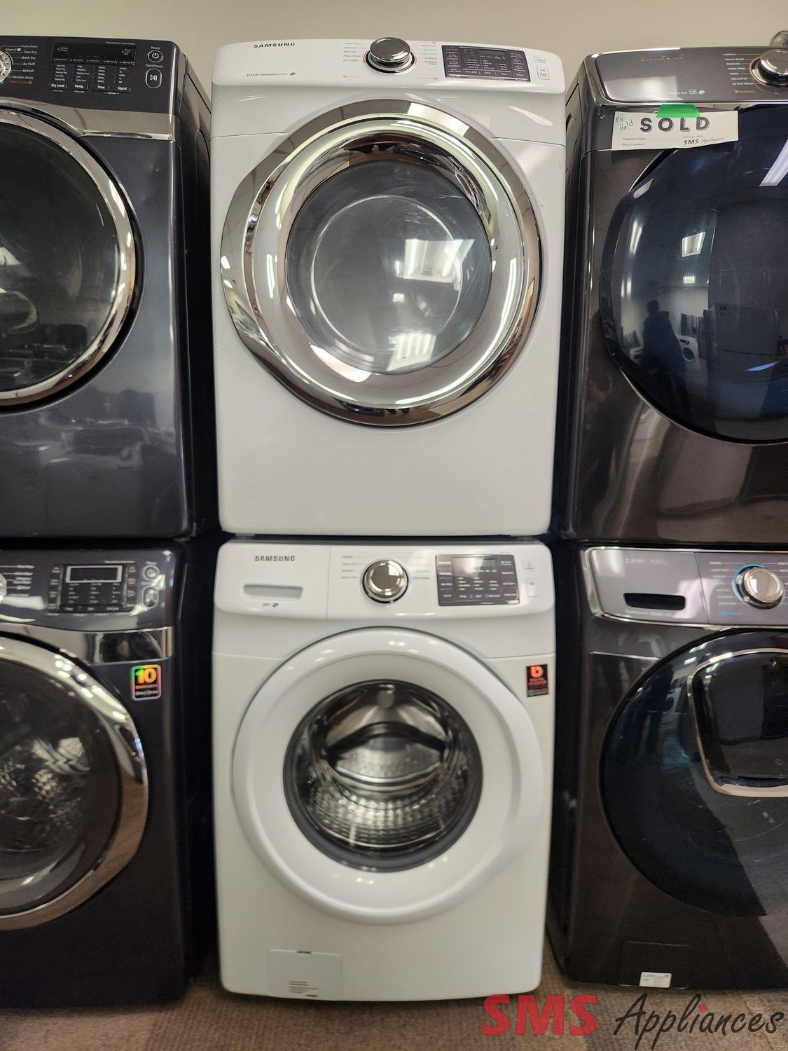 Samsung Washer & Dryer Set DV42H5200EW/WF42H5000AW