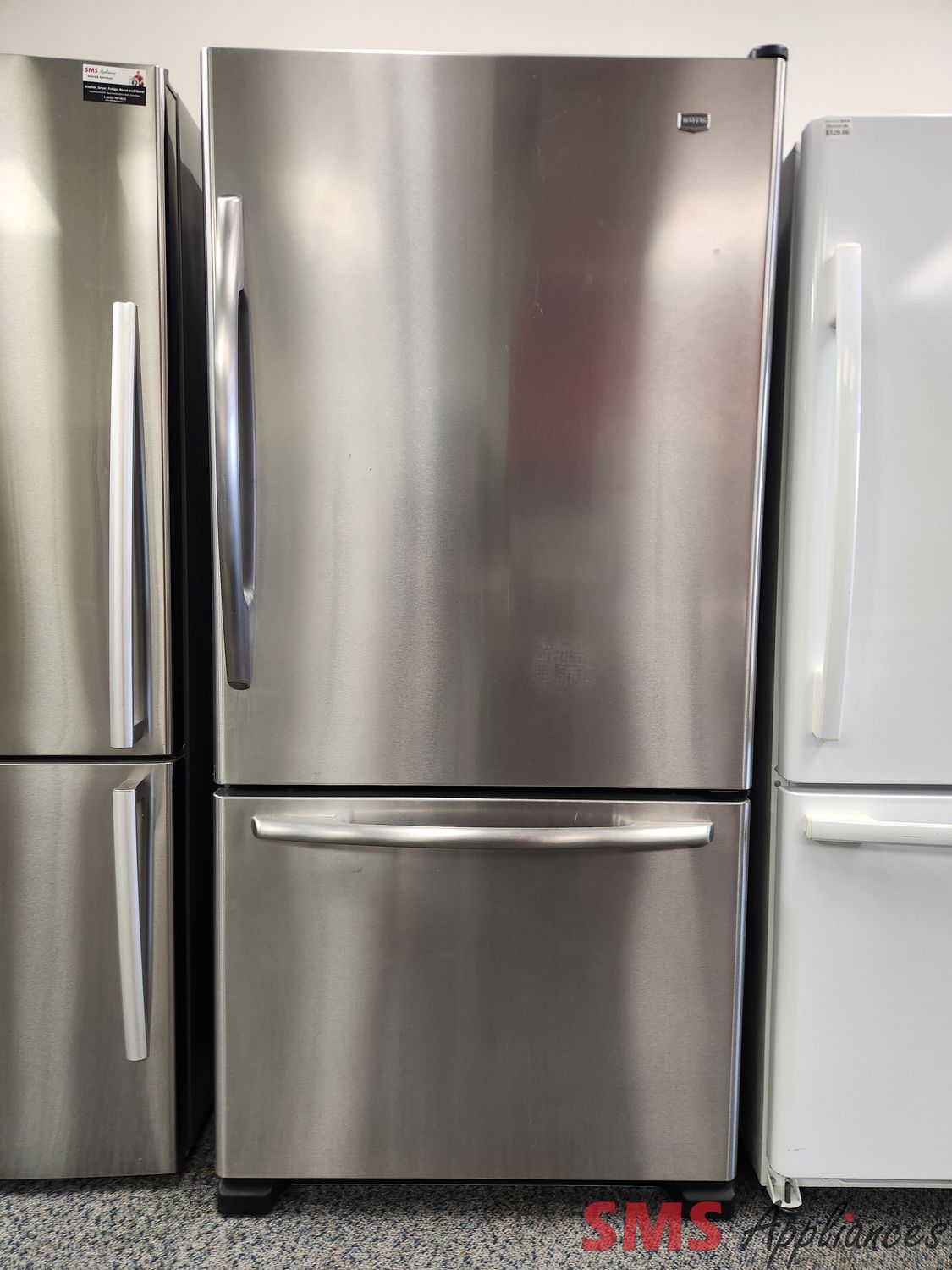 Maytag 33" Bottom Mount Fridge MBR2258XES