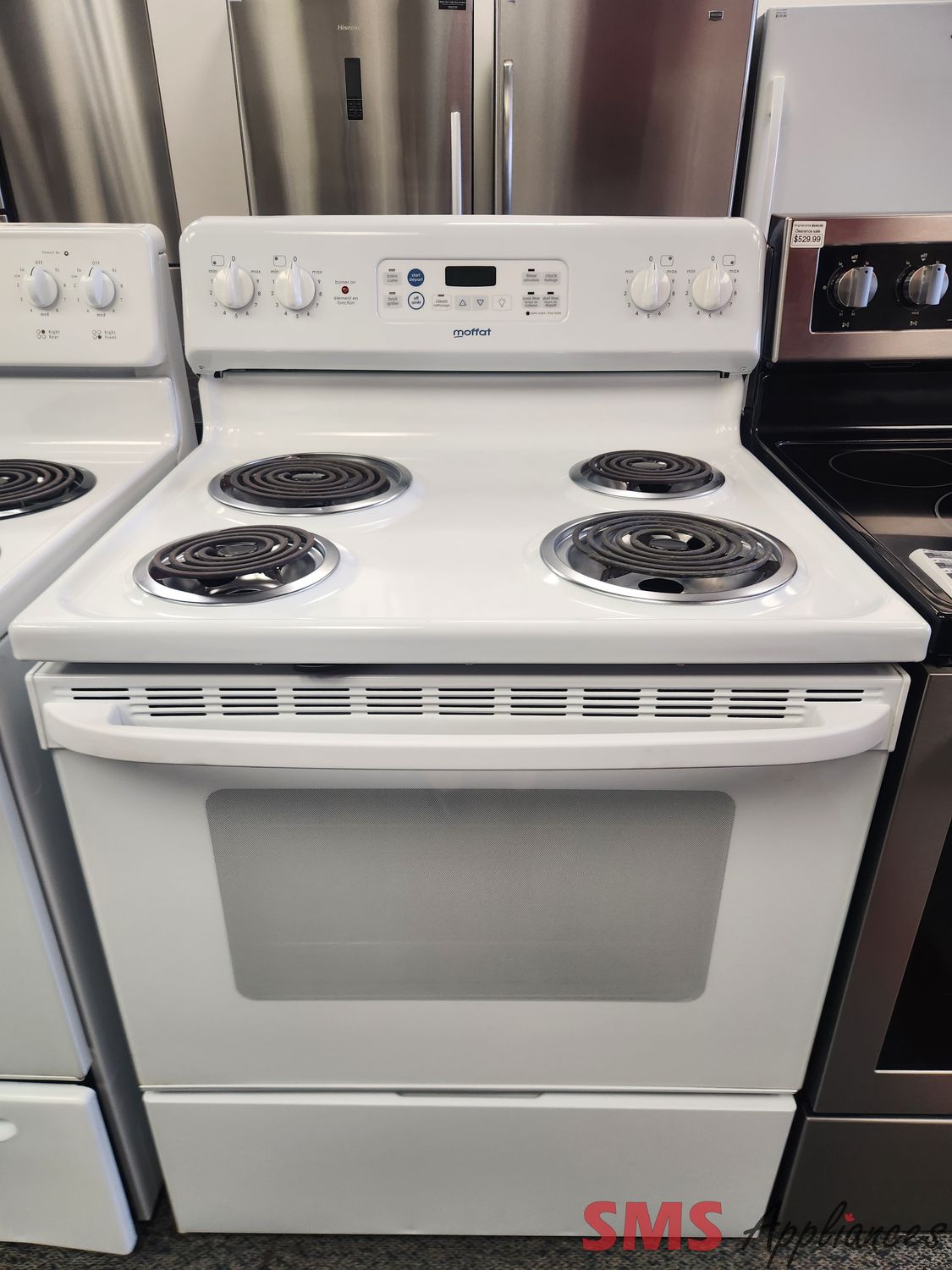 Moffat Coil Top Stove MCB757DM3WW