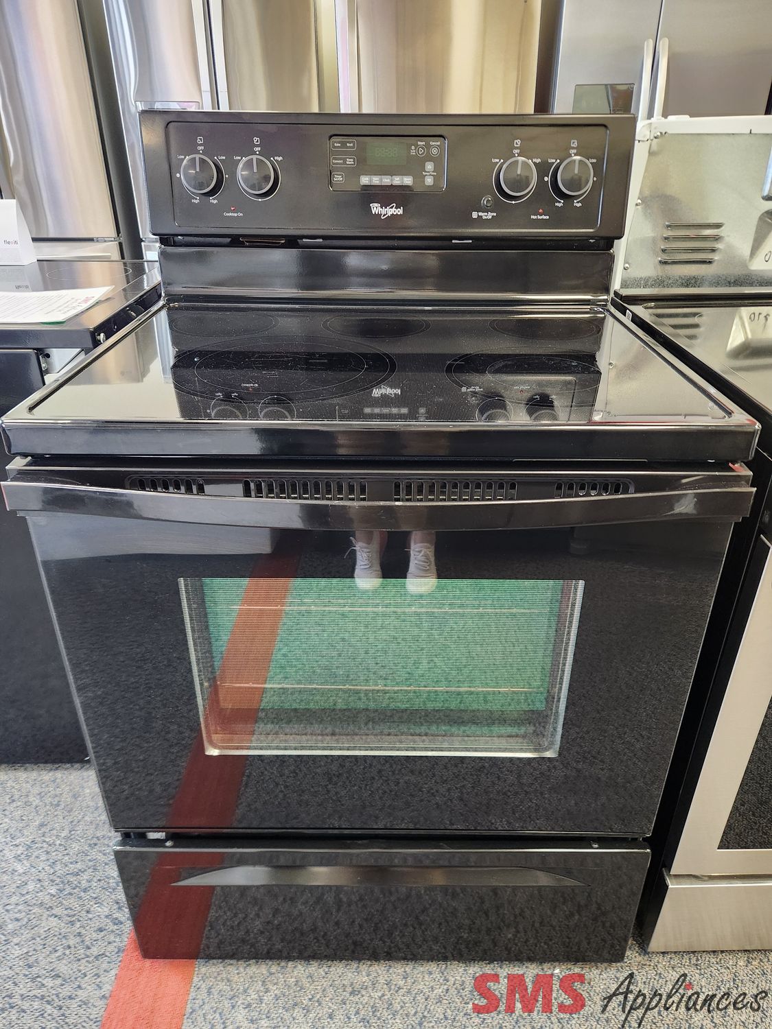 Whirlpool Glass Top Stove YWFE530