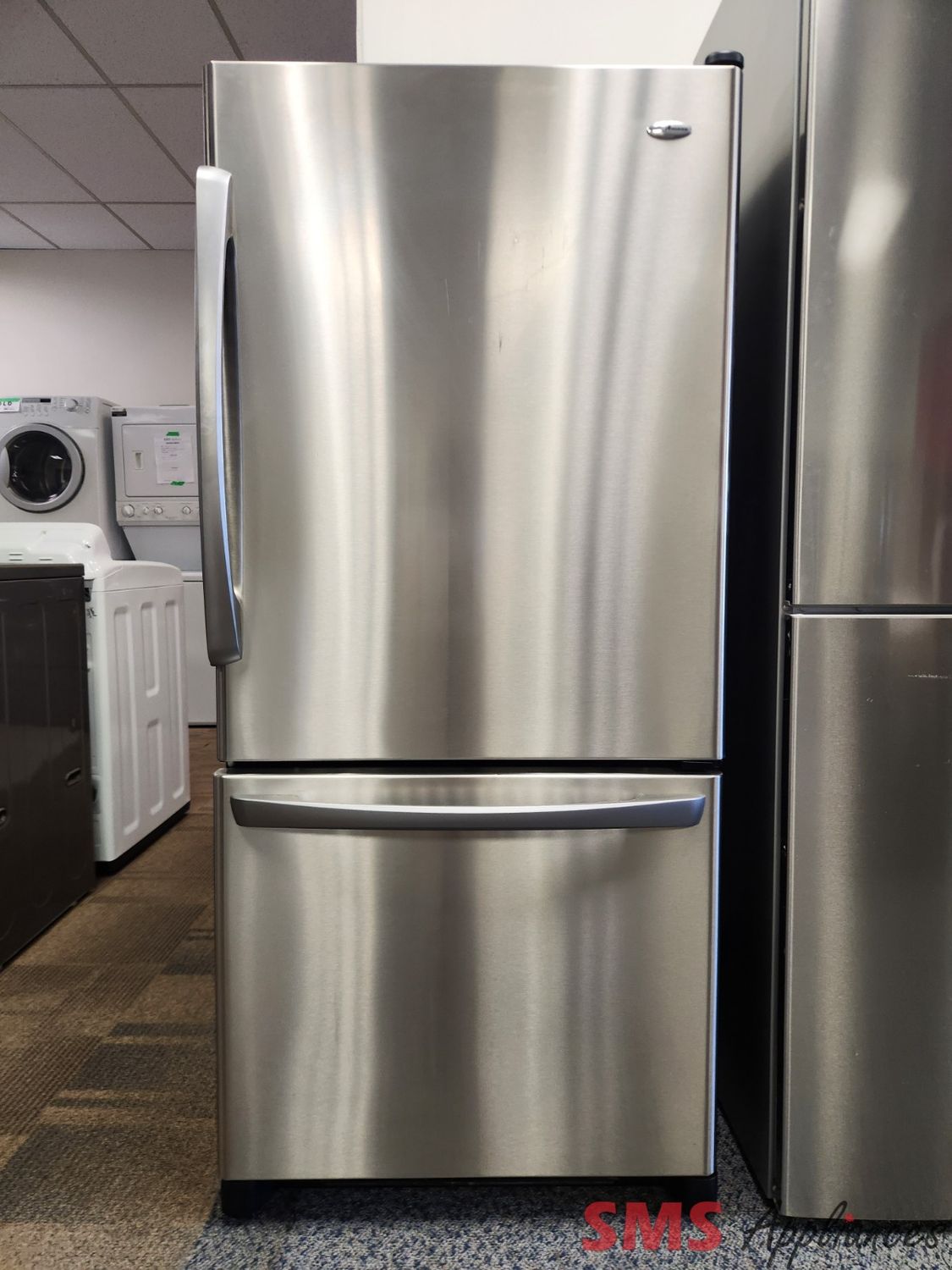 Amana 30" Bottom Mount Fridge ABB1927DES