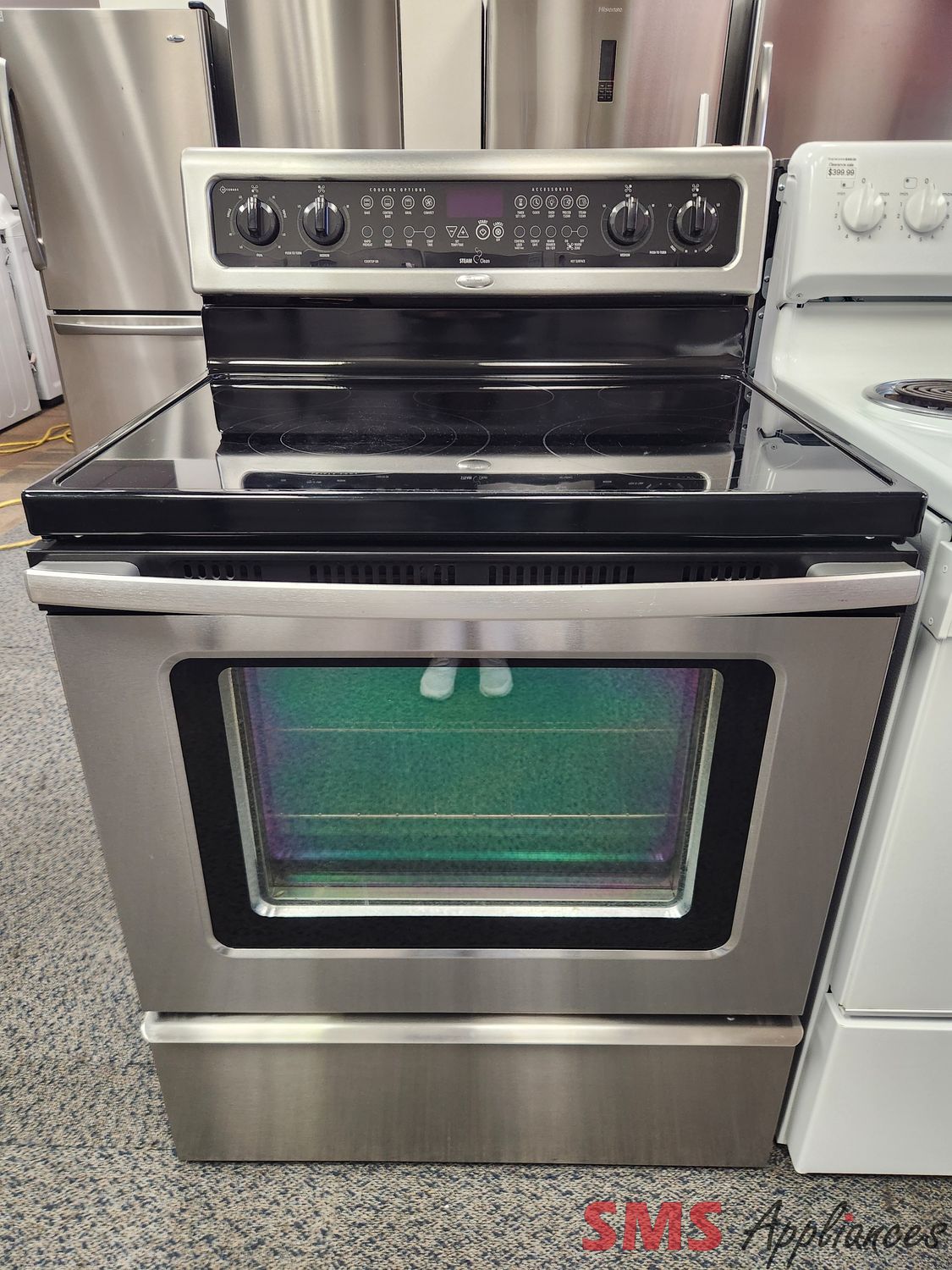 Whirlpool Glass Top Stove YGFE471LVS
