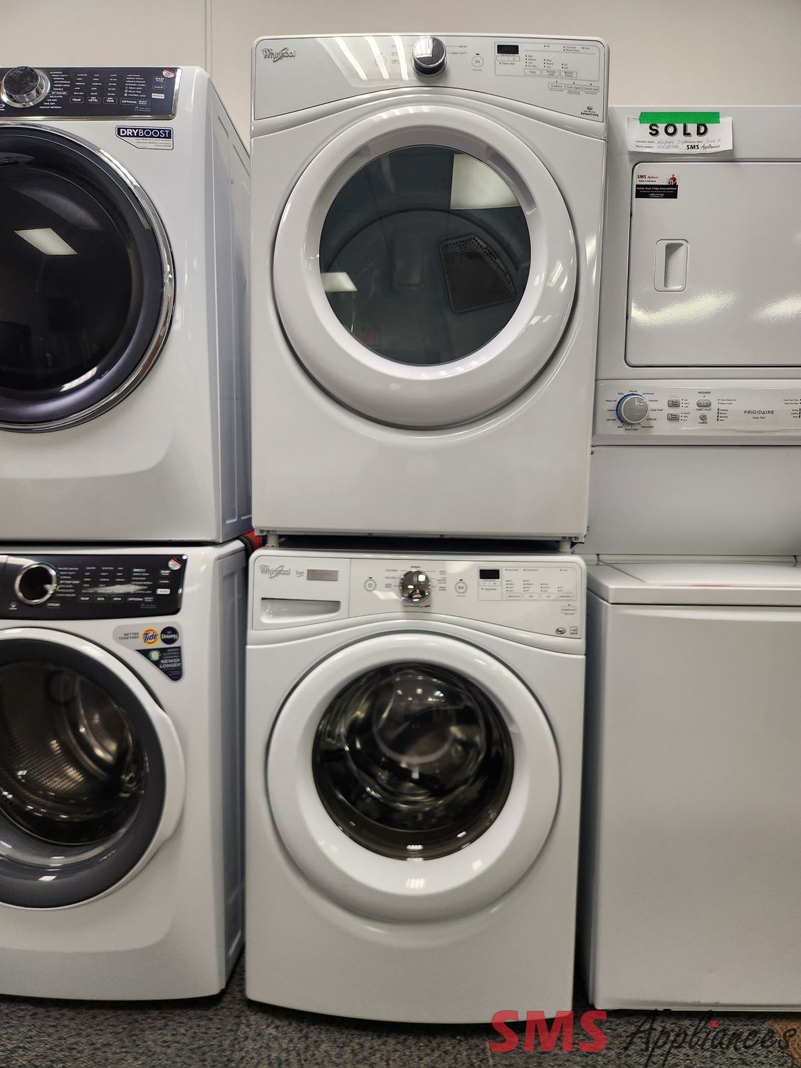 Whirlpool Washer & Dryer Set YWED75HEFW/WFW72HEDW
