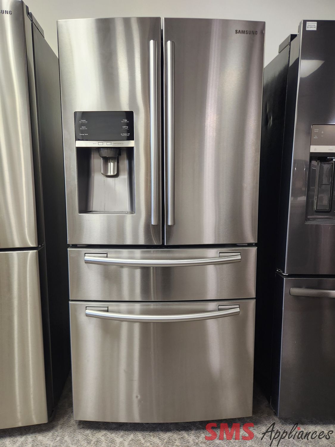 Samsung 33" 4-Door Fridge RF25HMEDBSR