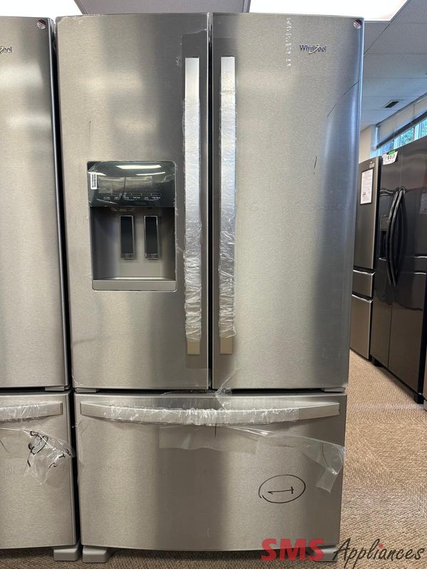 Open Box - Scratch & Dent Whirlpool 36 Open Box - Scratch & Dent Whirlpool 36" French Door Fridge WRFF3436RZ