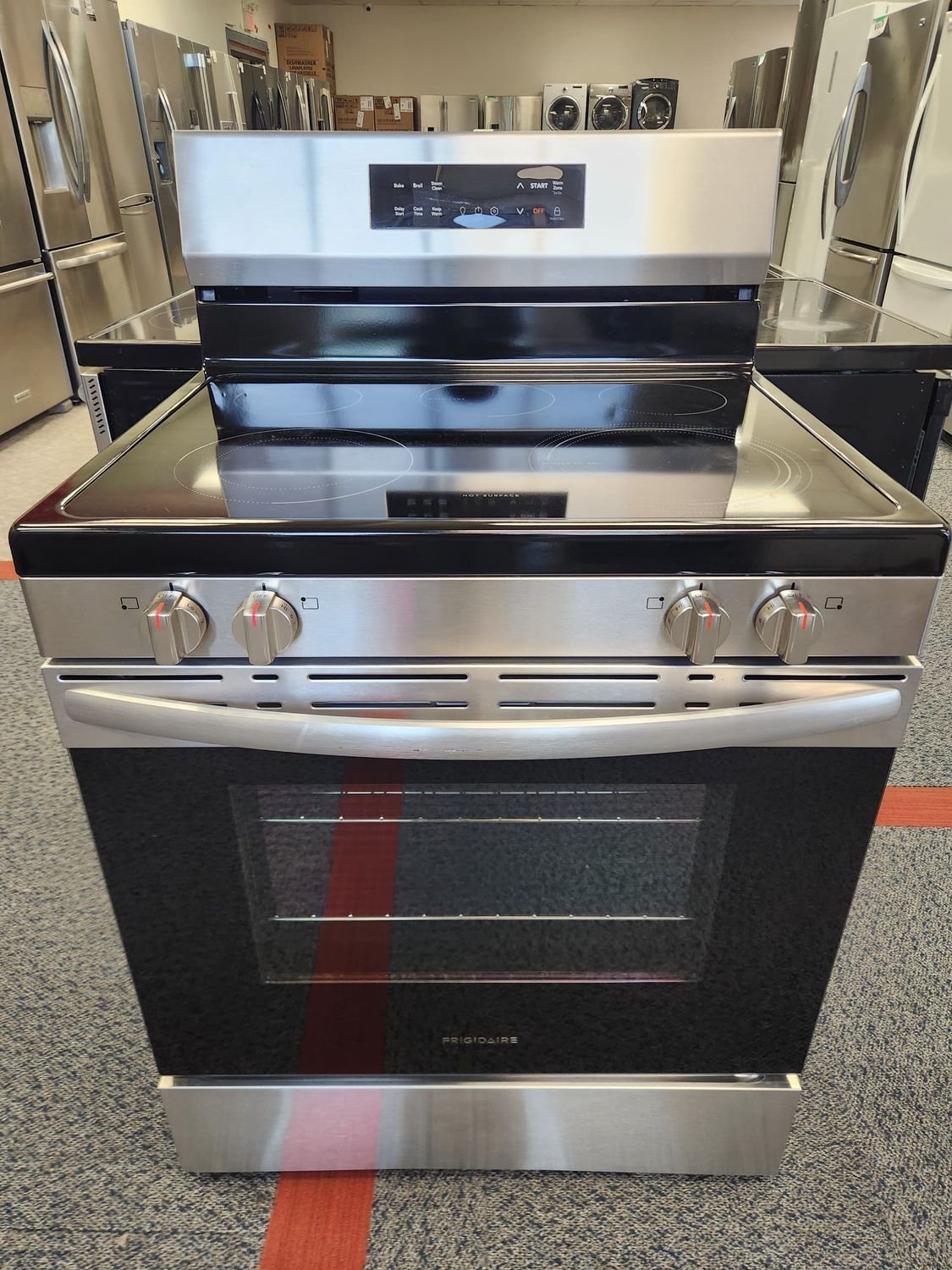Frigidaire Glass Top Stove FCRE306CAS
