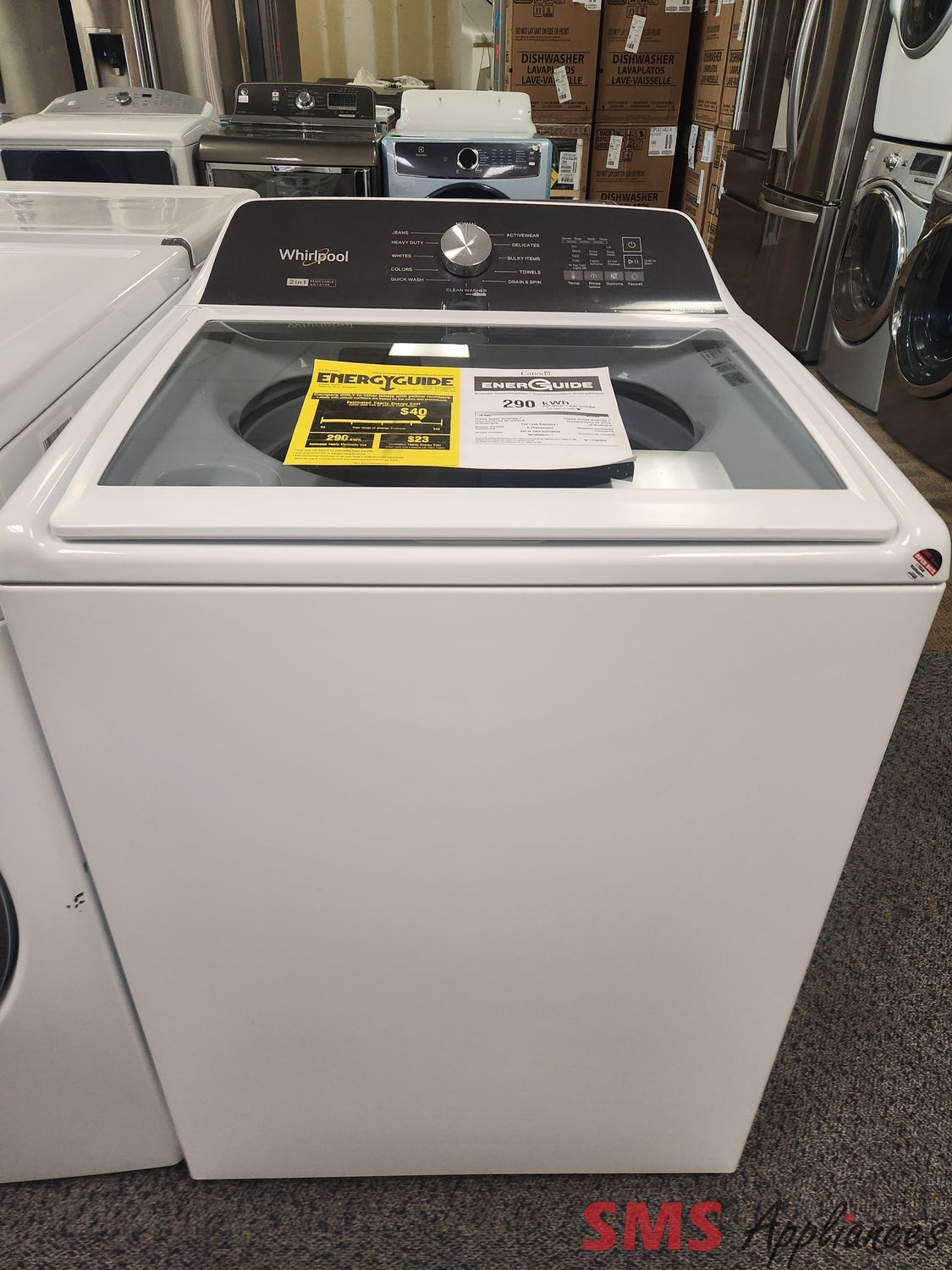 Open Box - Scratch & Dent Whirlpool Top Load Washer WTW5057LW