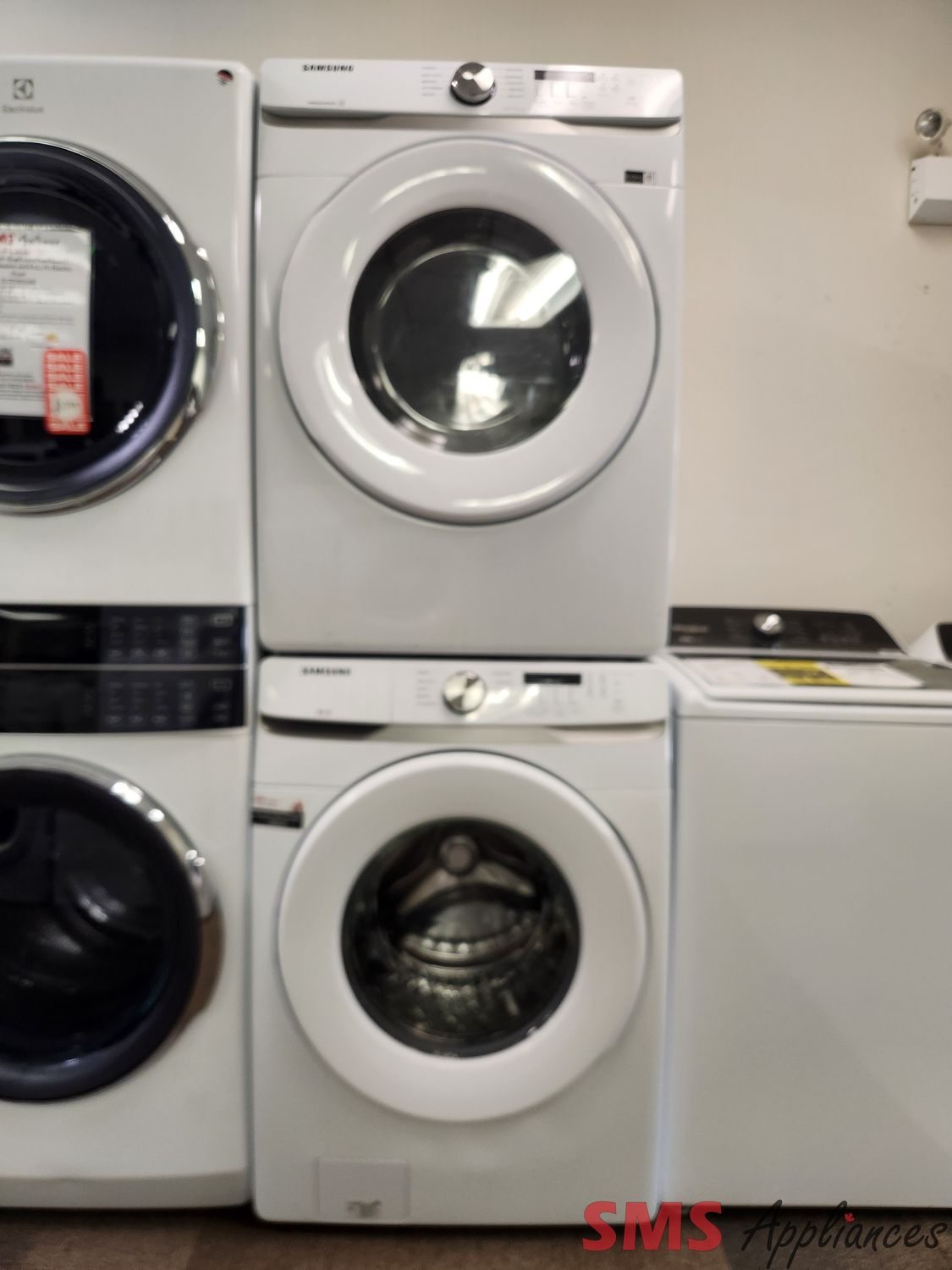 Samsung Washer & Dryer Set DVE45T6005W/WF45T6000AW