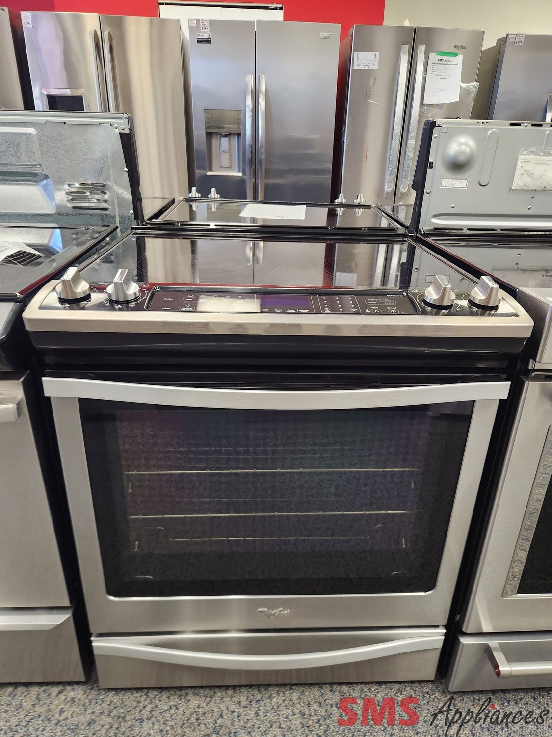 Whirlpool Glass Top Stove YWEE745H0FS