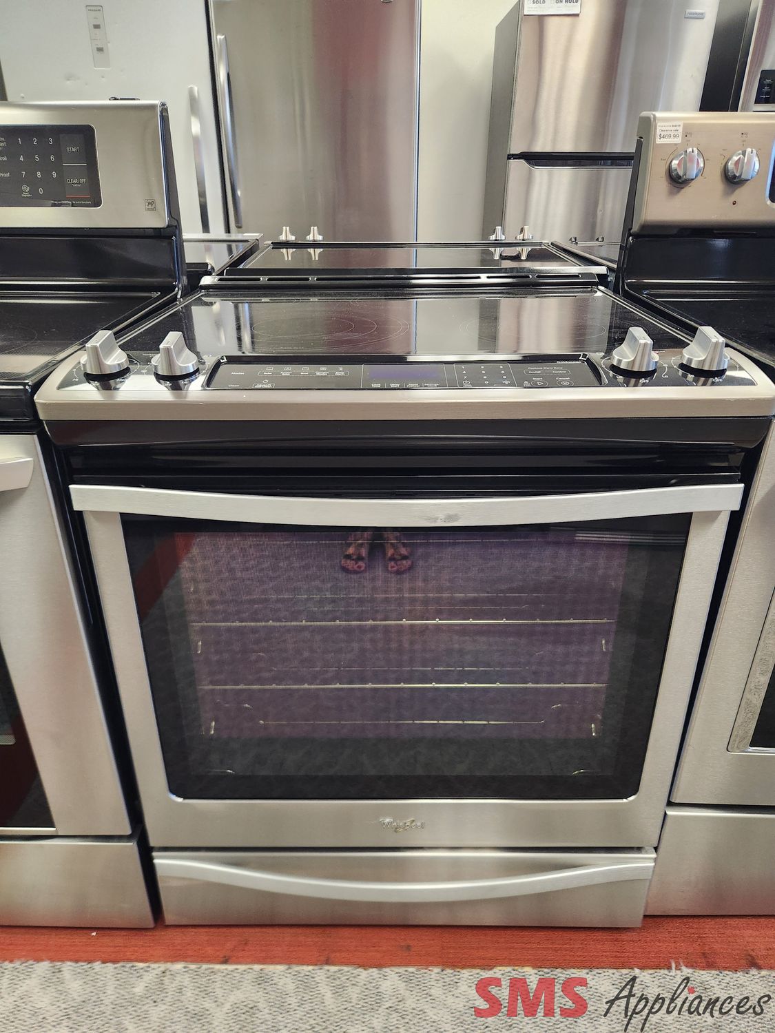 Whirlpool Glass Top Stove YWEE745H0FS
