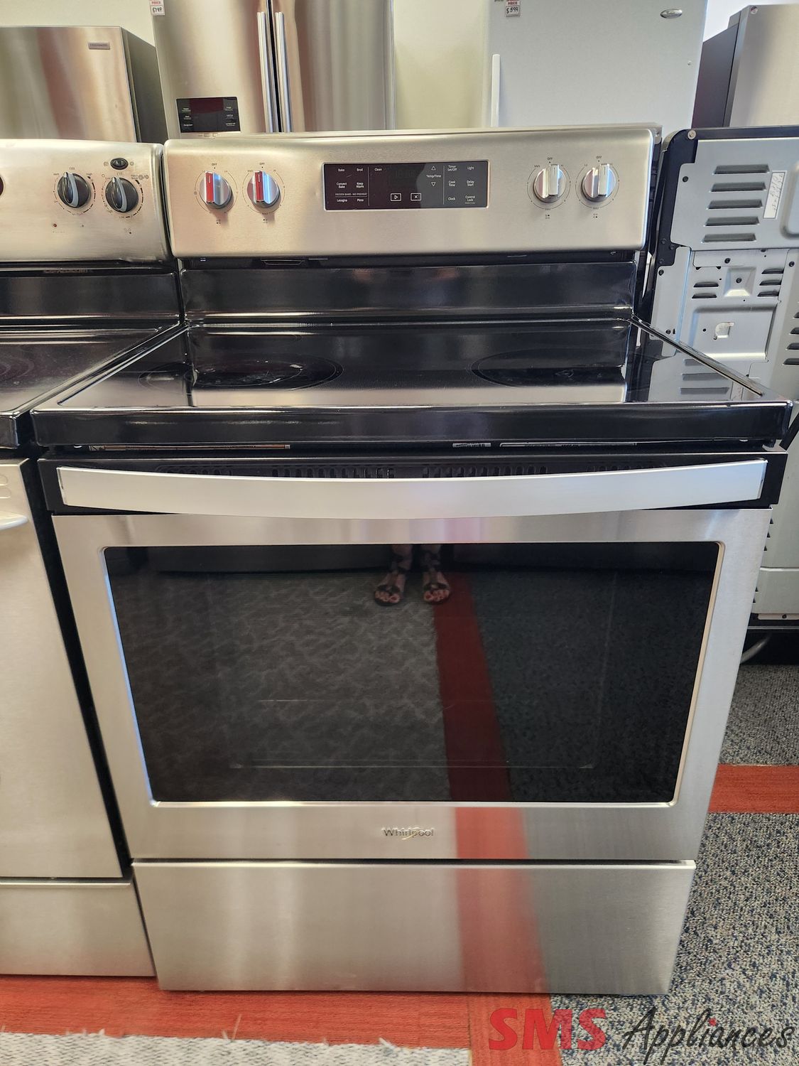 Whirlpool Glass Top Stove YWFE521S0HS