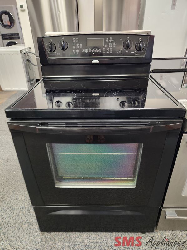 Whirlpool Glass Top Stove GERC4110SB
