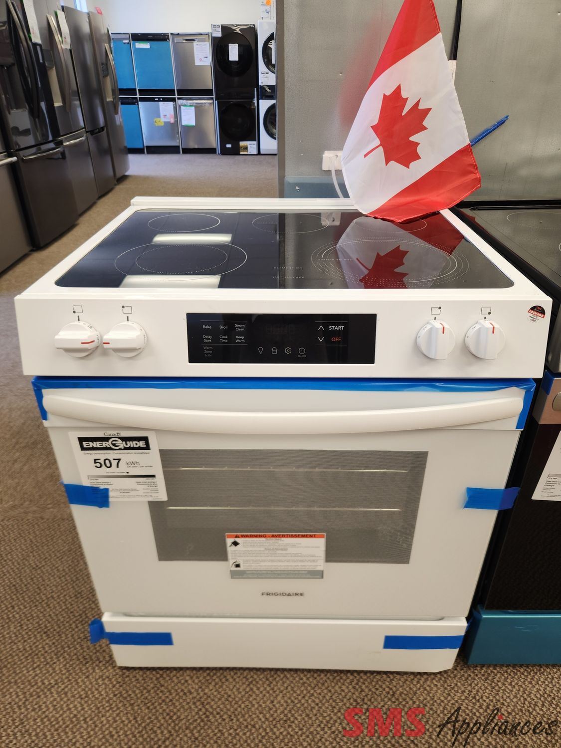 Open Box - Scratch & Dent Frigidaire Glass Top Stove FCFE306CAW