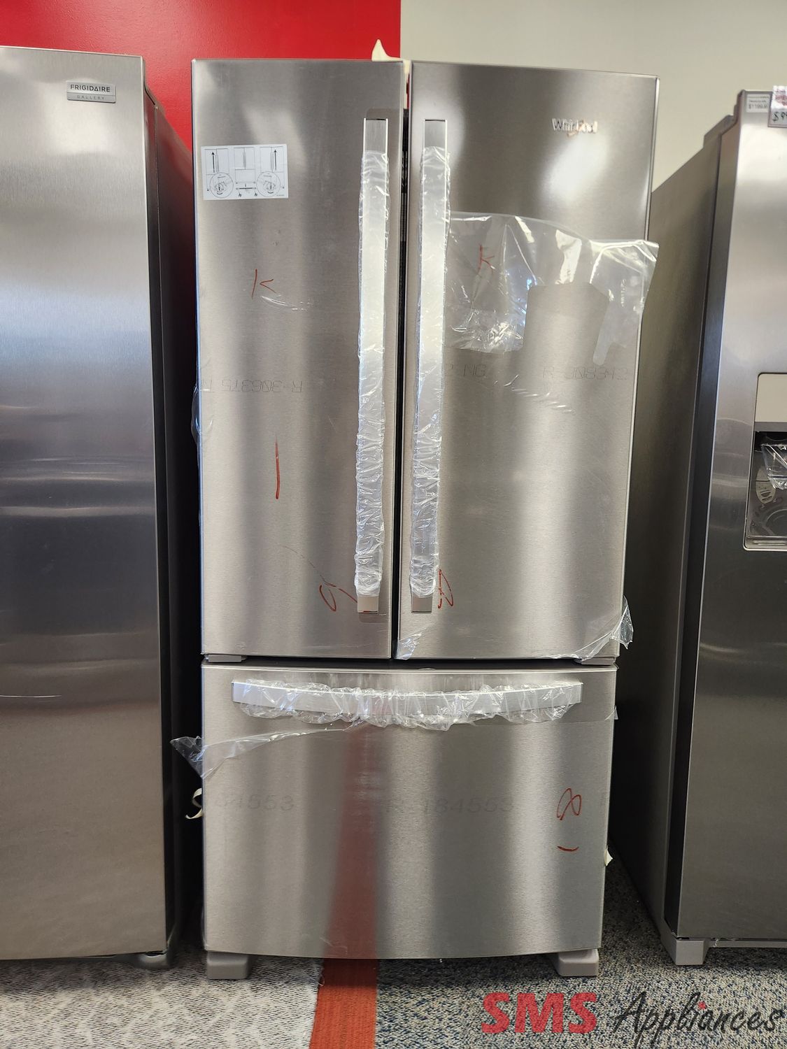 Open Box - Scratch & Dent Whirlpool 33" French Door Fridge WRFF5333PZ