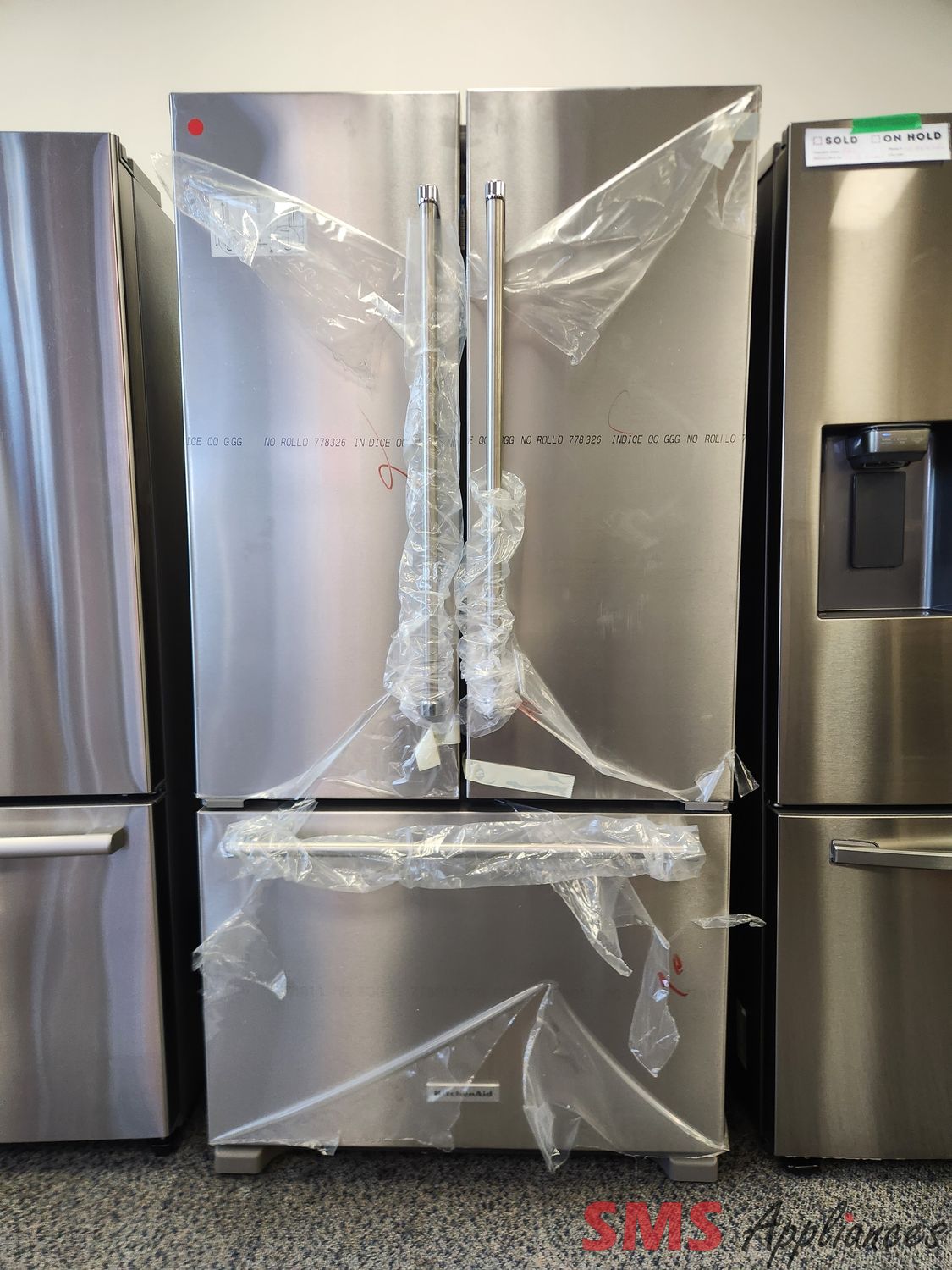 Open Box Scratch & Dent KitchenAid 36" French Door Fridge KRFC302ESS